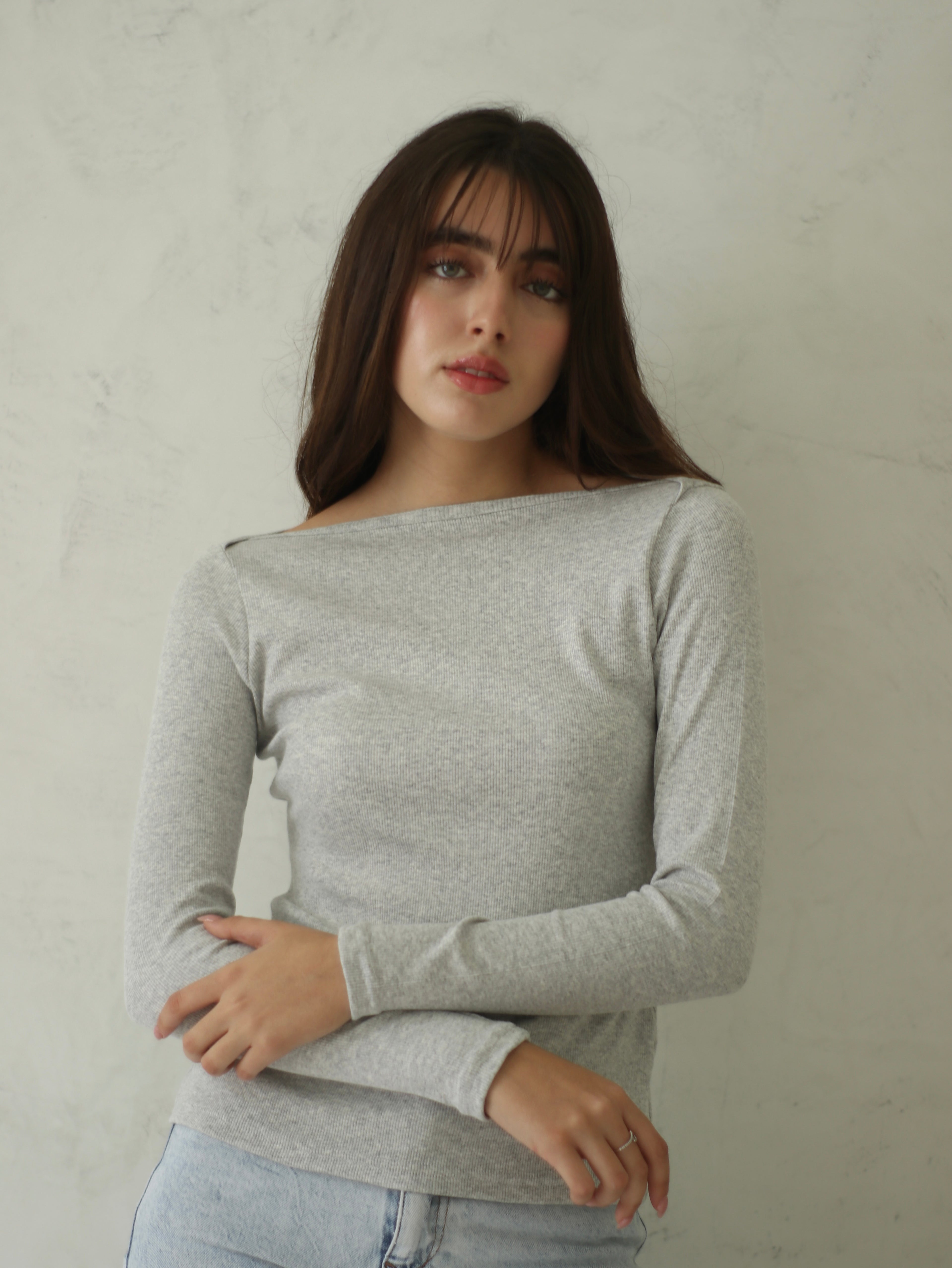 Polo Acanalado - Silver