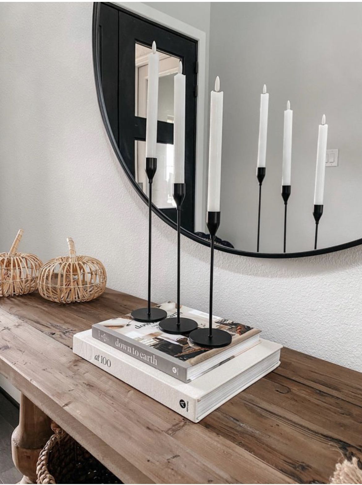 Set de 3 Candelabros - Black