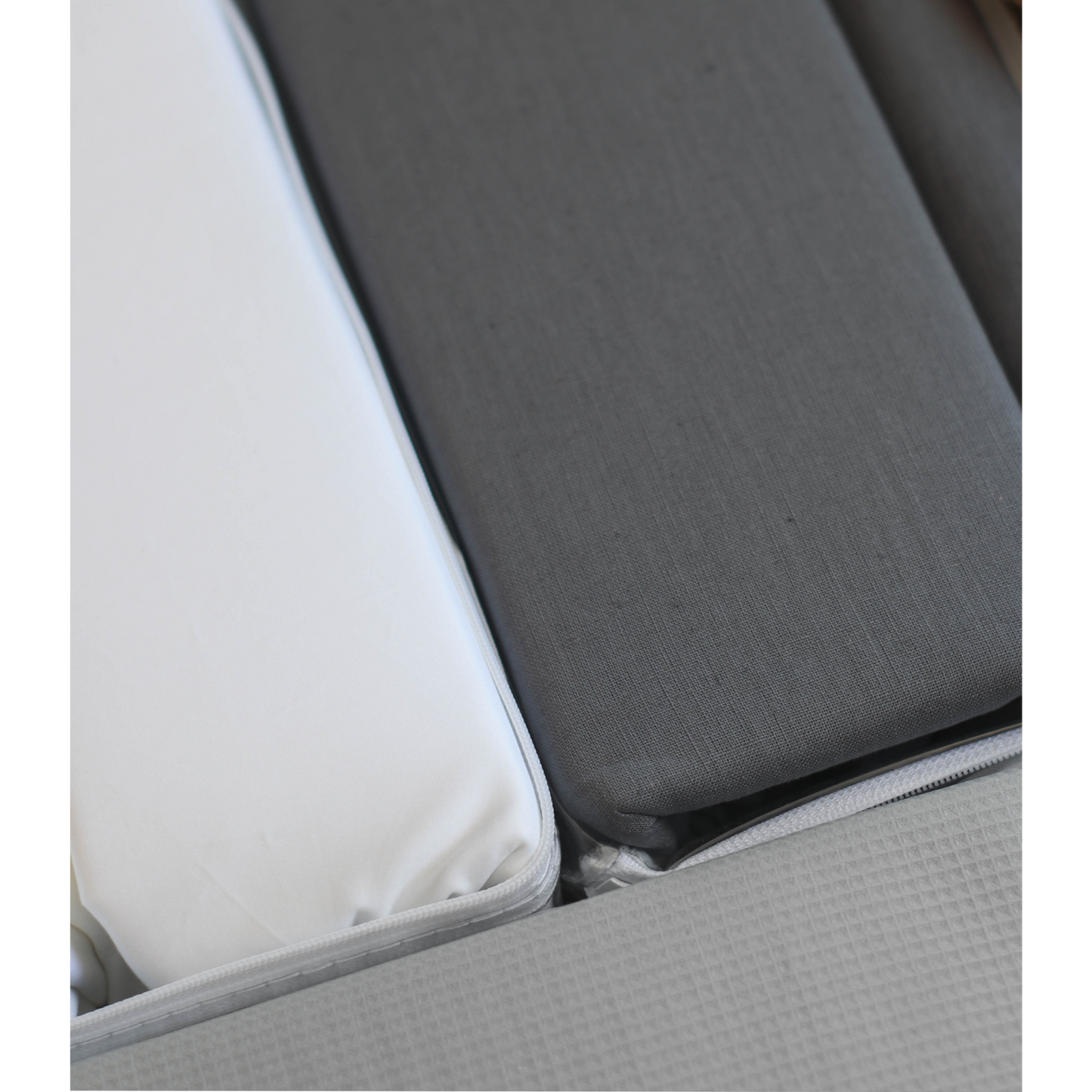 DUVET COVER LINO - SILVER