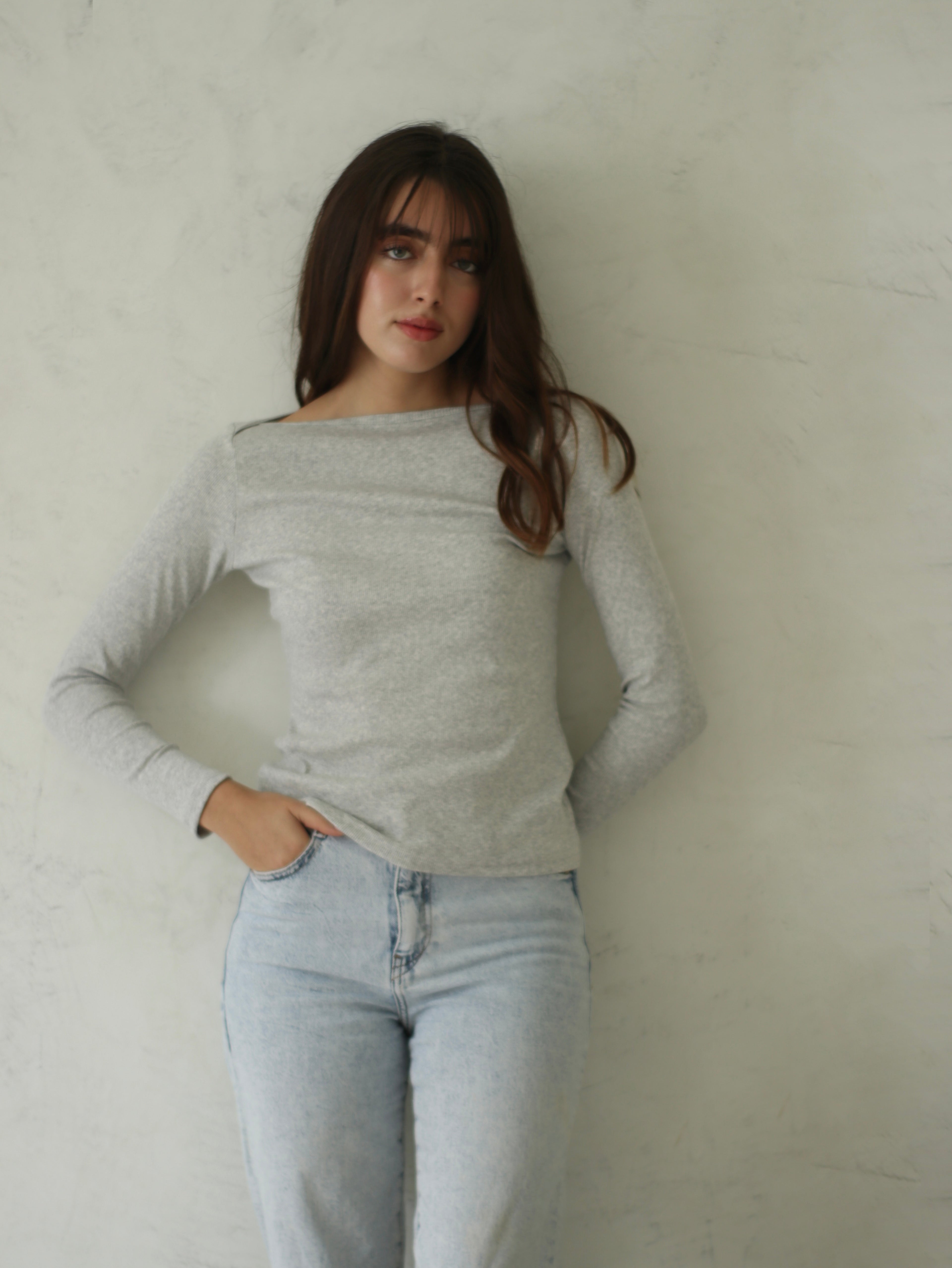 Polo Acanalado - Silver