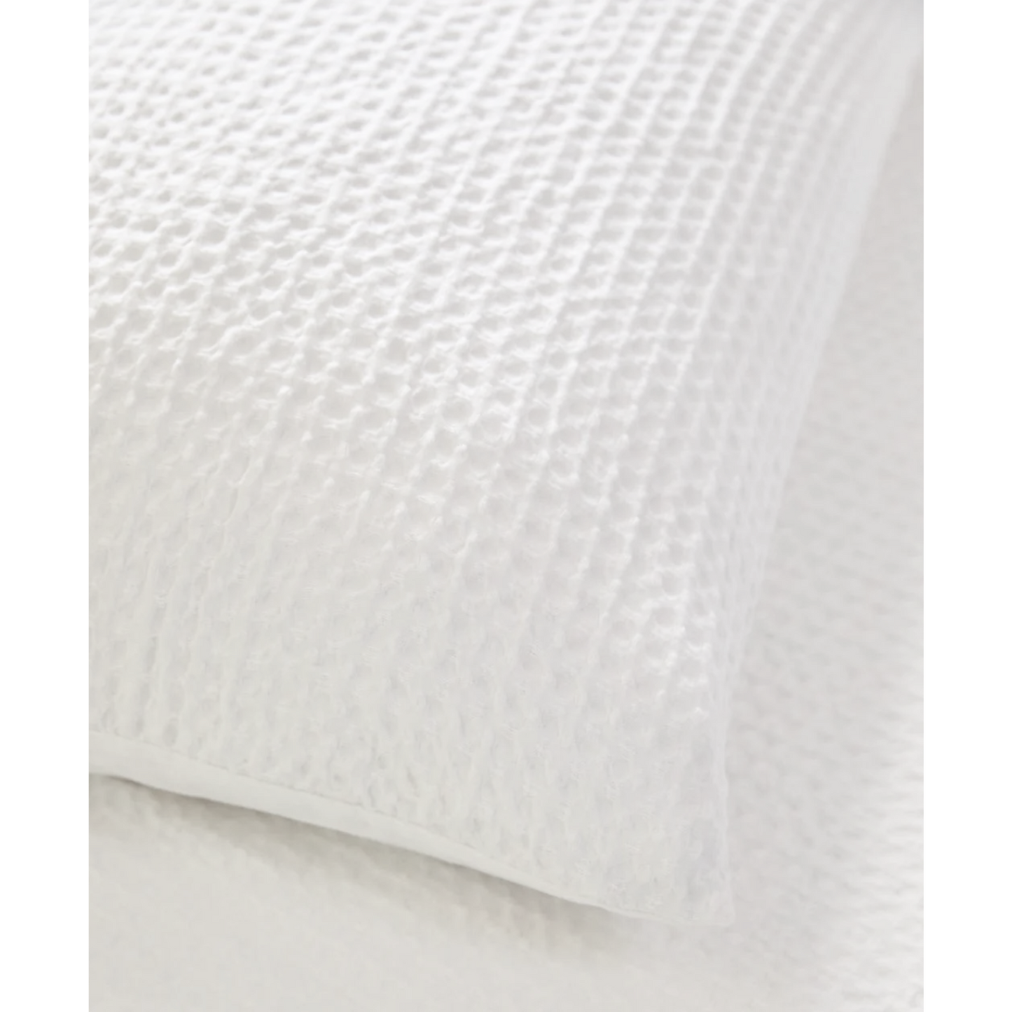 DUVET COVER WAFFLE - WHITE