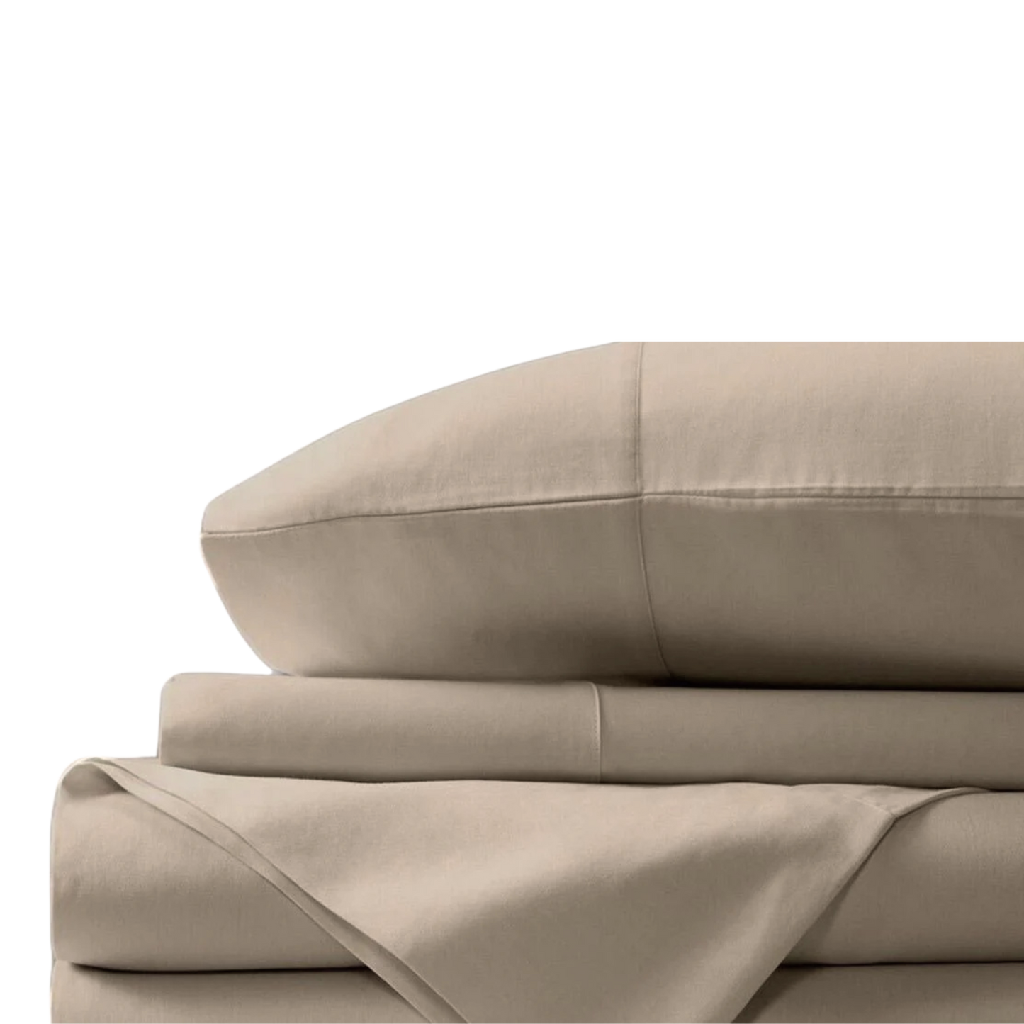 SÁBANAS ALGODÓN 200 HILOS - BEIGE