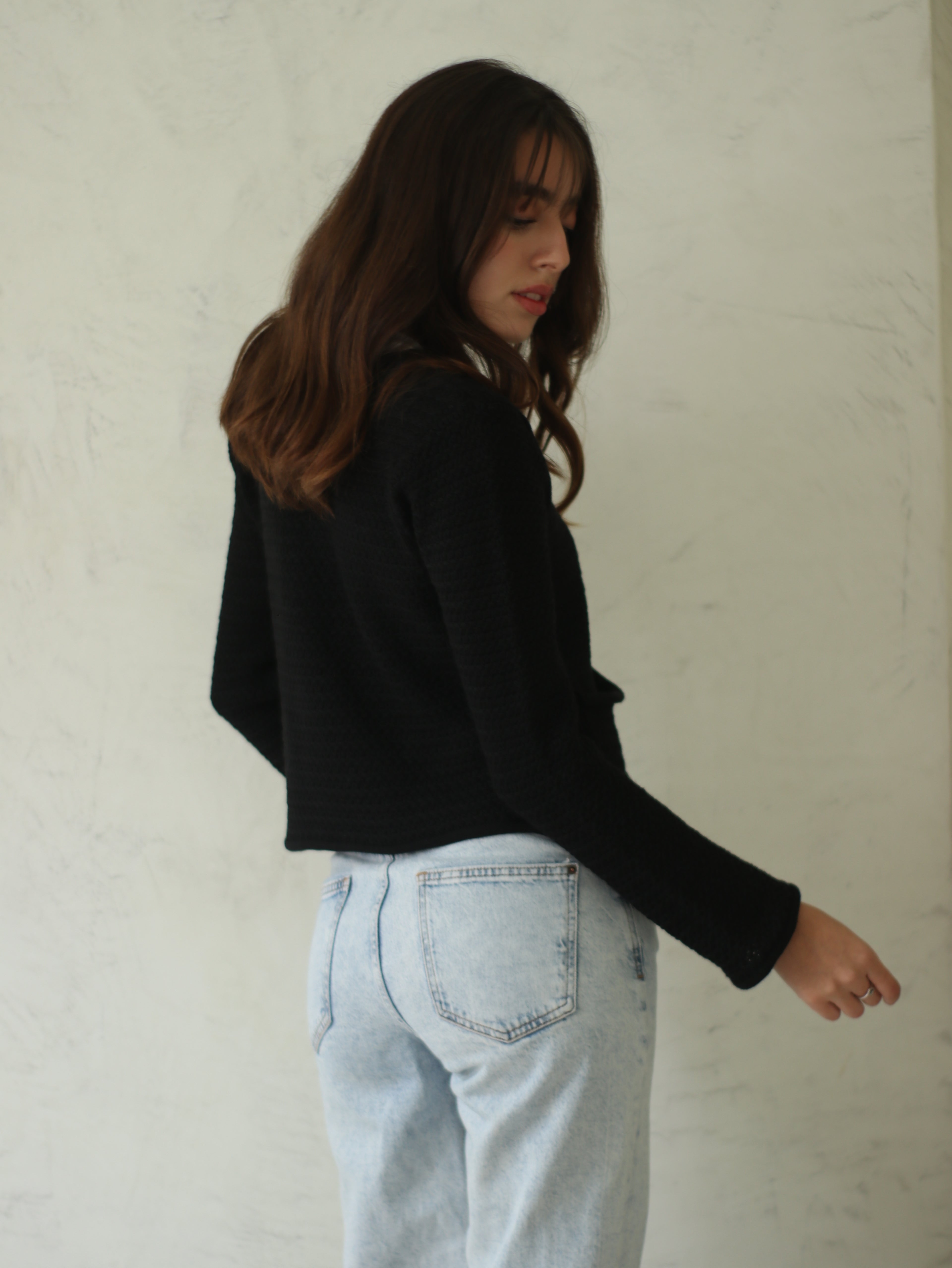 Cárdigan Botones - Black