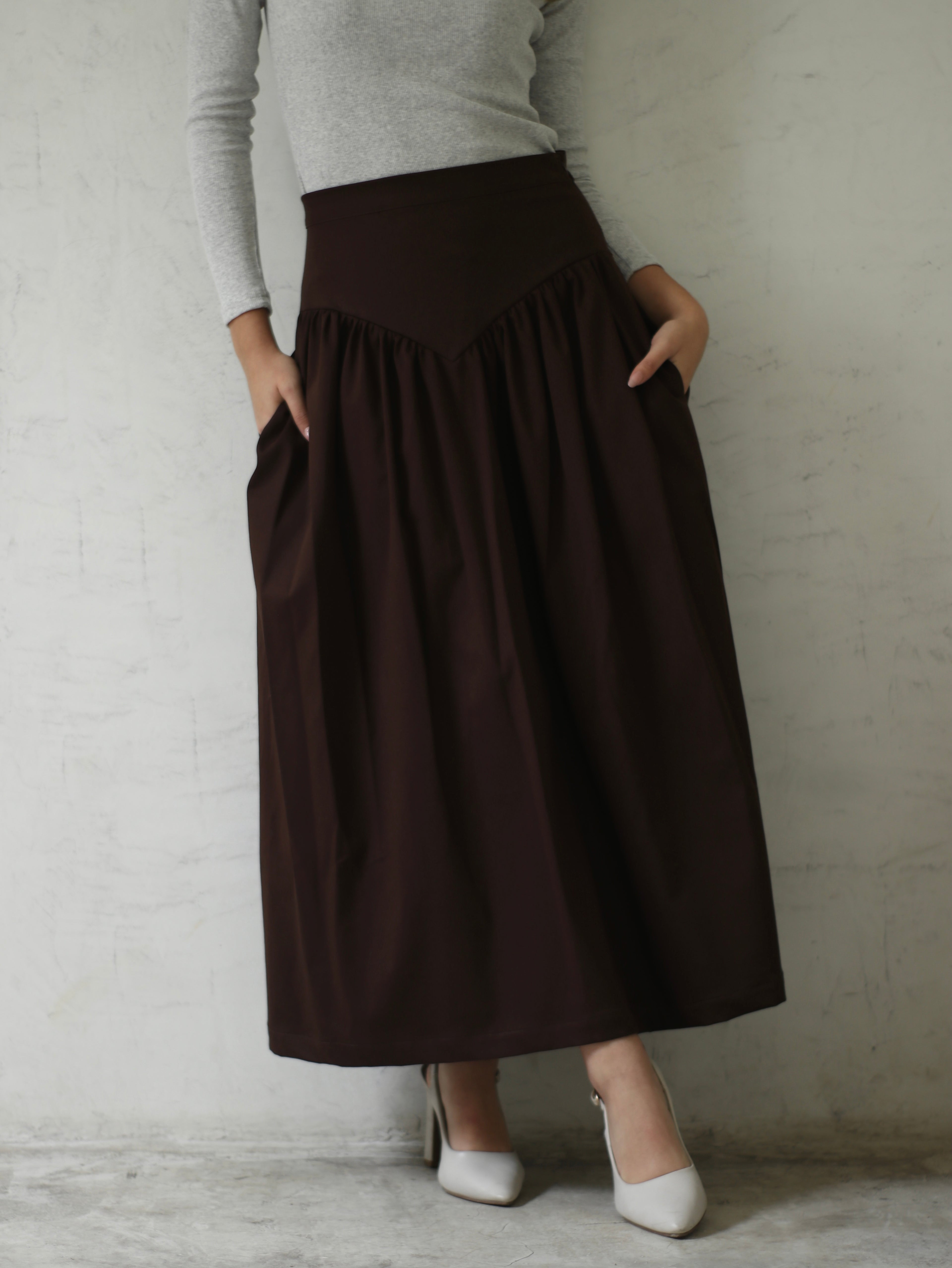 Falda Olivia - Chocolate