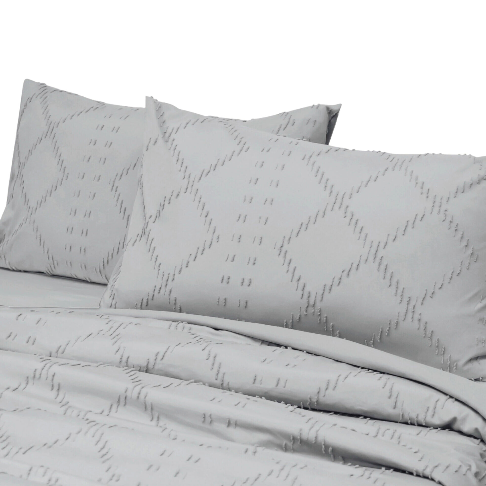 DUVET COVER BOHO - SILVER