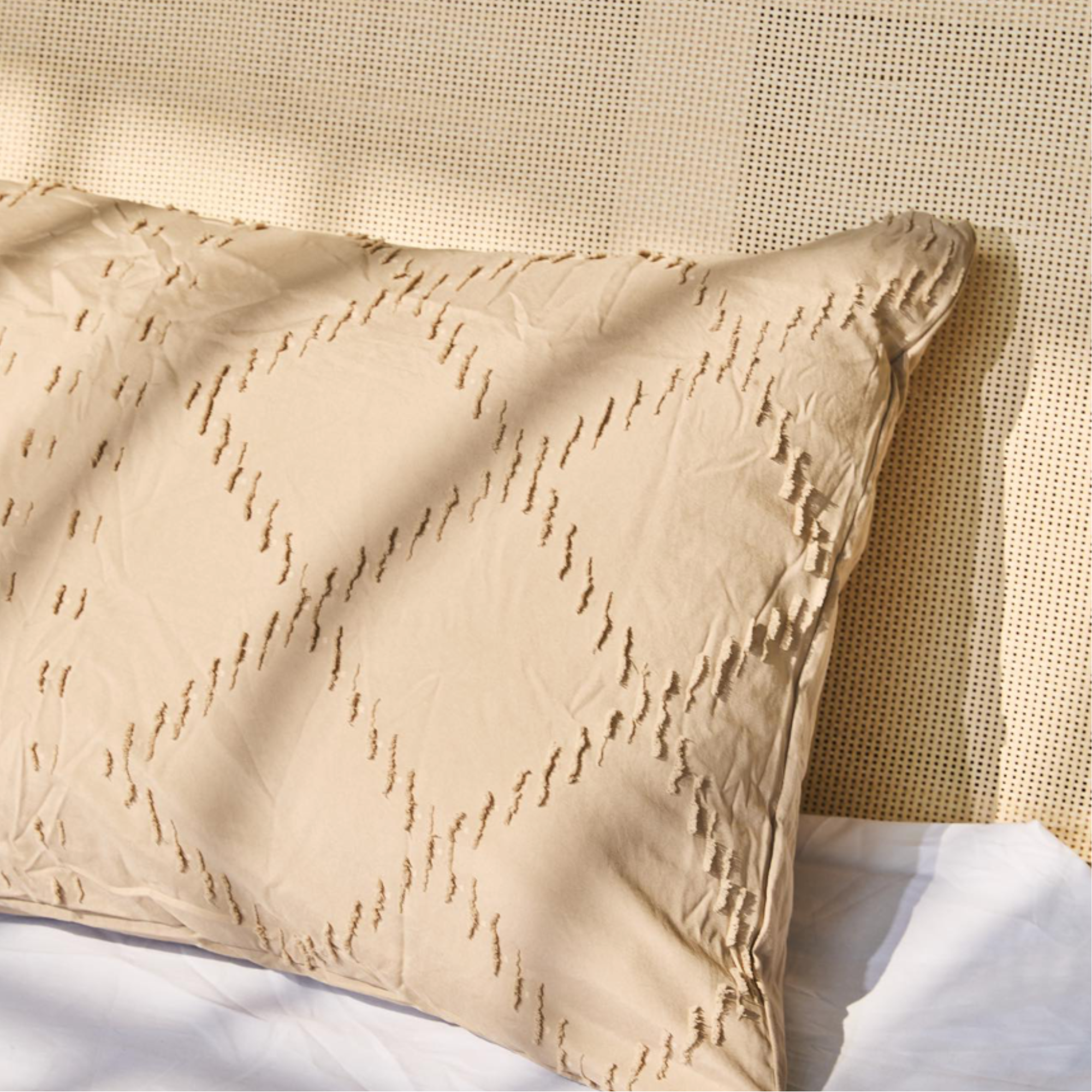 DUVET COVER BOHO - TAUPE