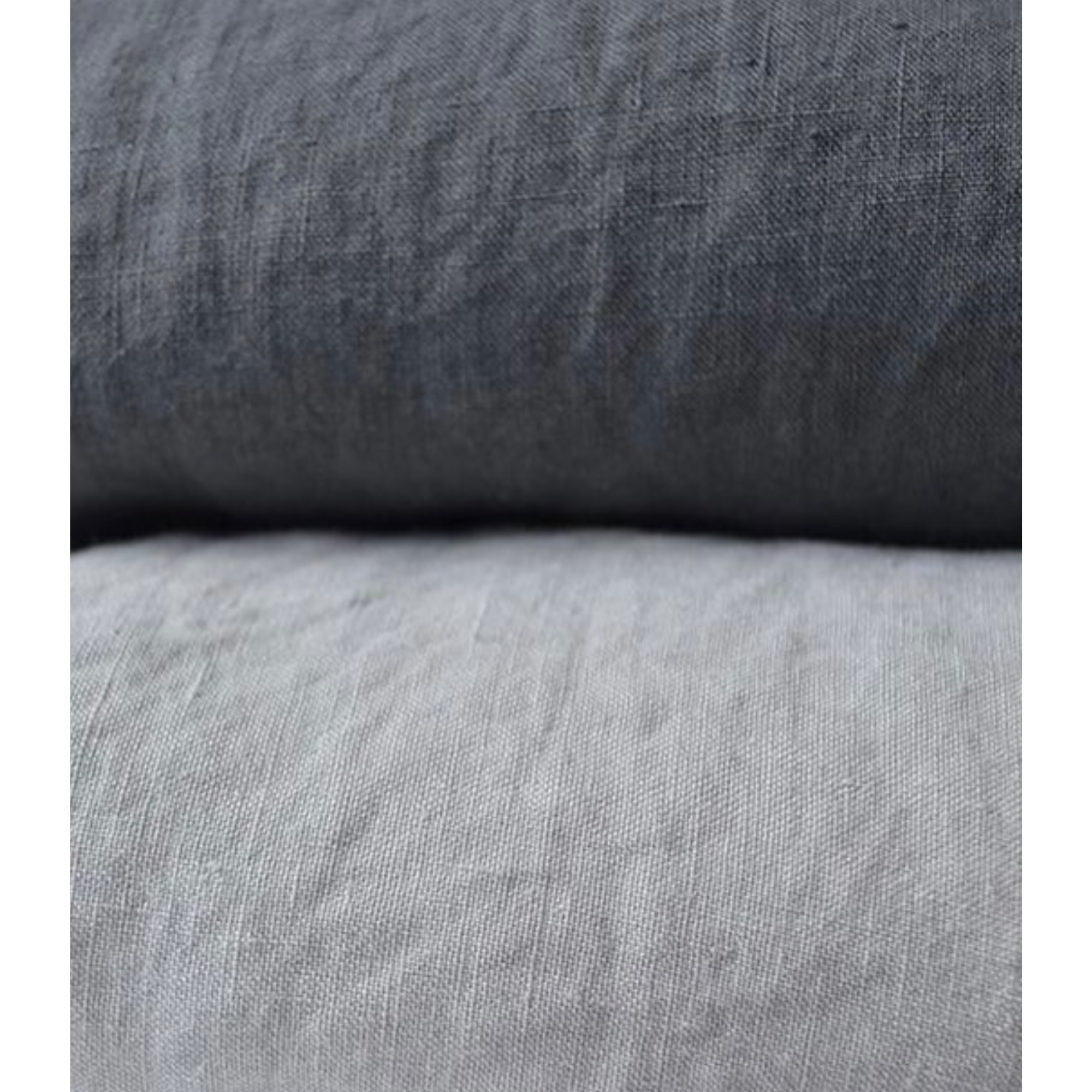 DUVET COVER LINO - CHARCOAL