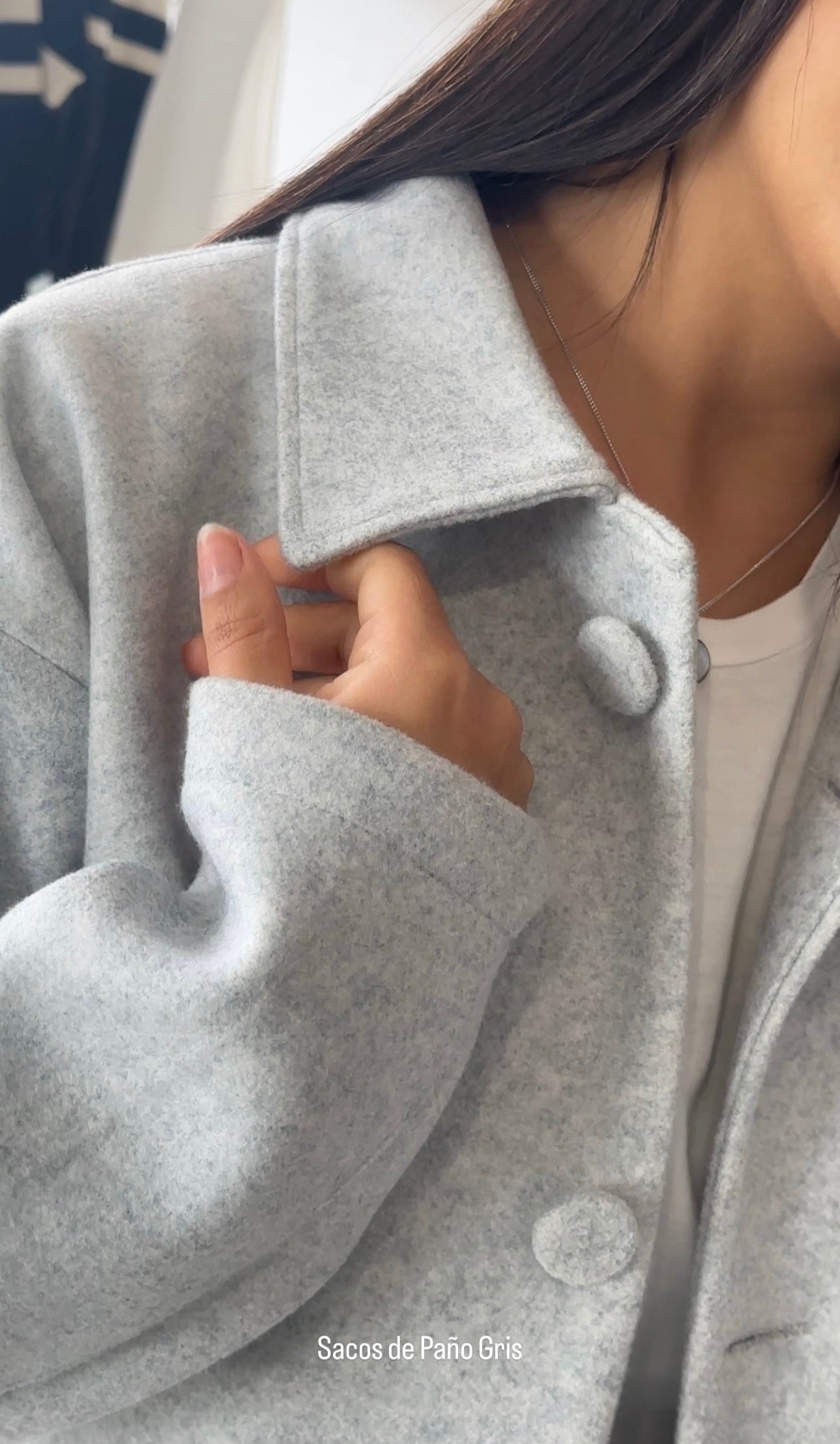 Saco Paño - Silver