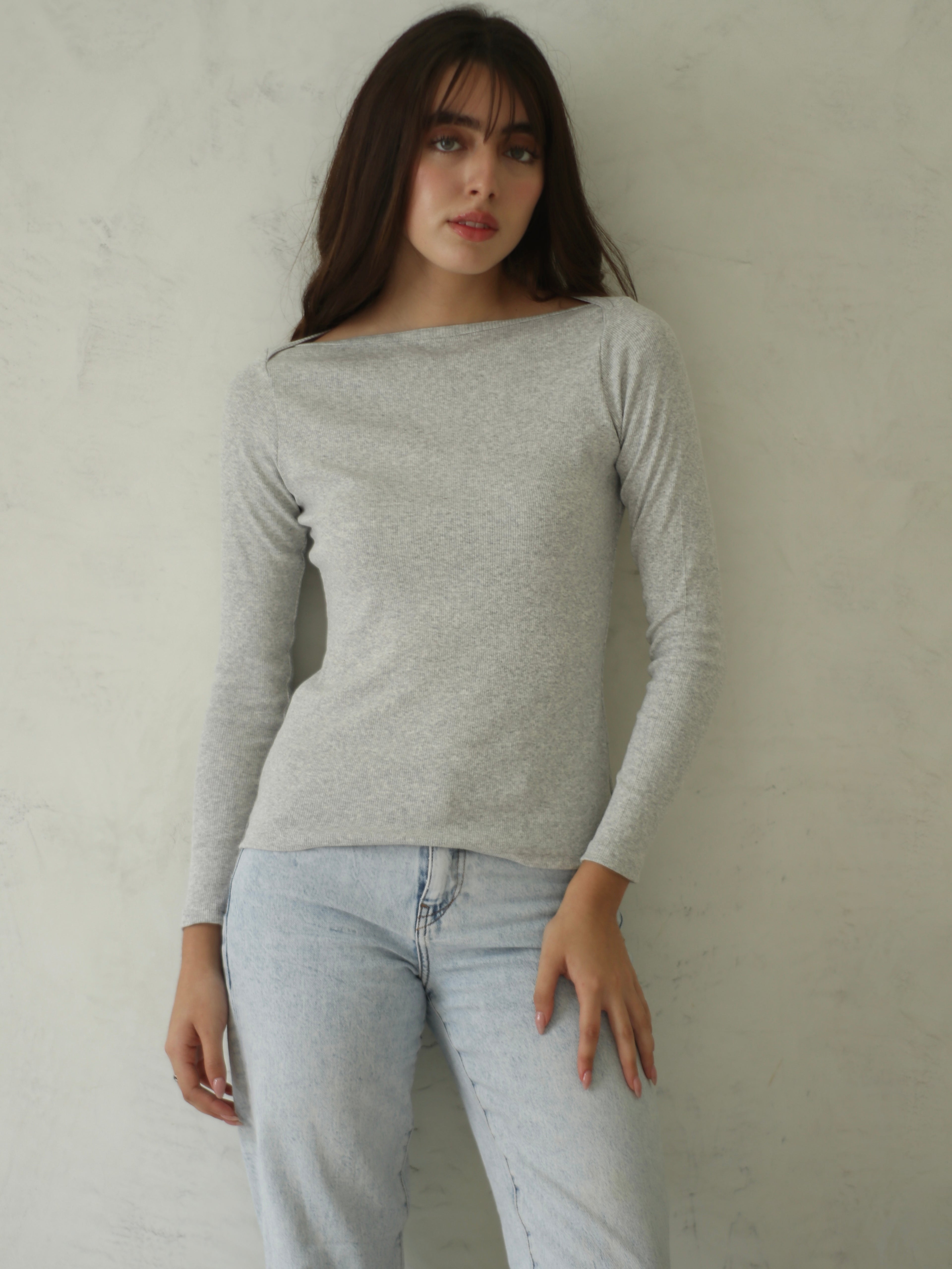 Polo Acanalado - Silver