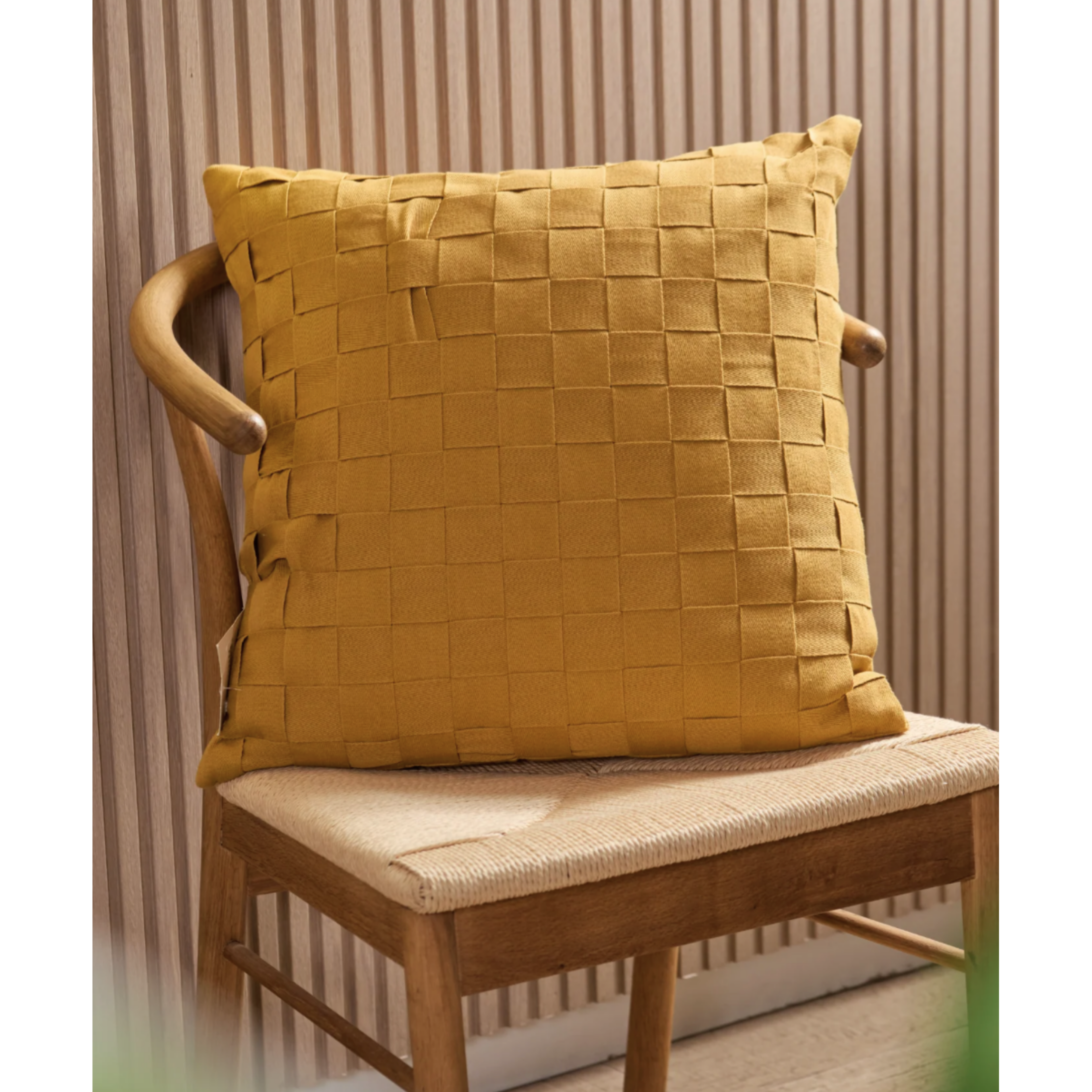 Cojín Milan Mostaza - Large
