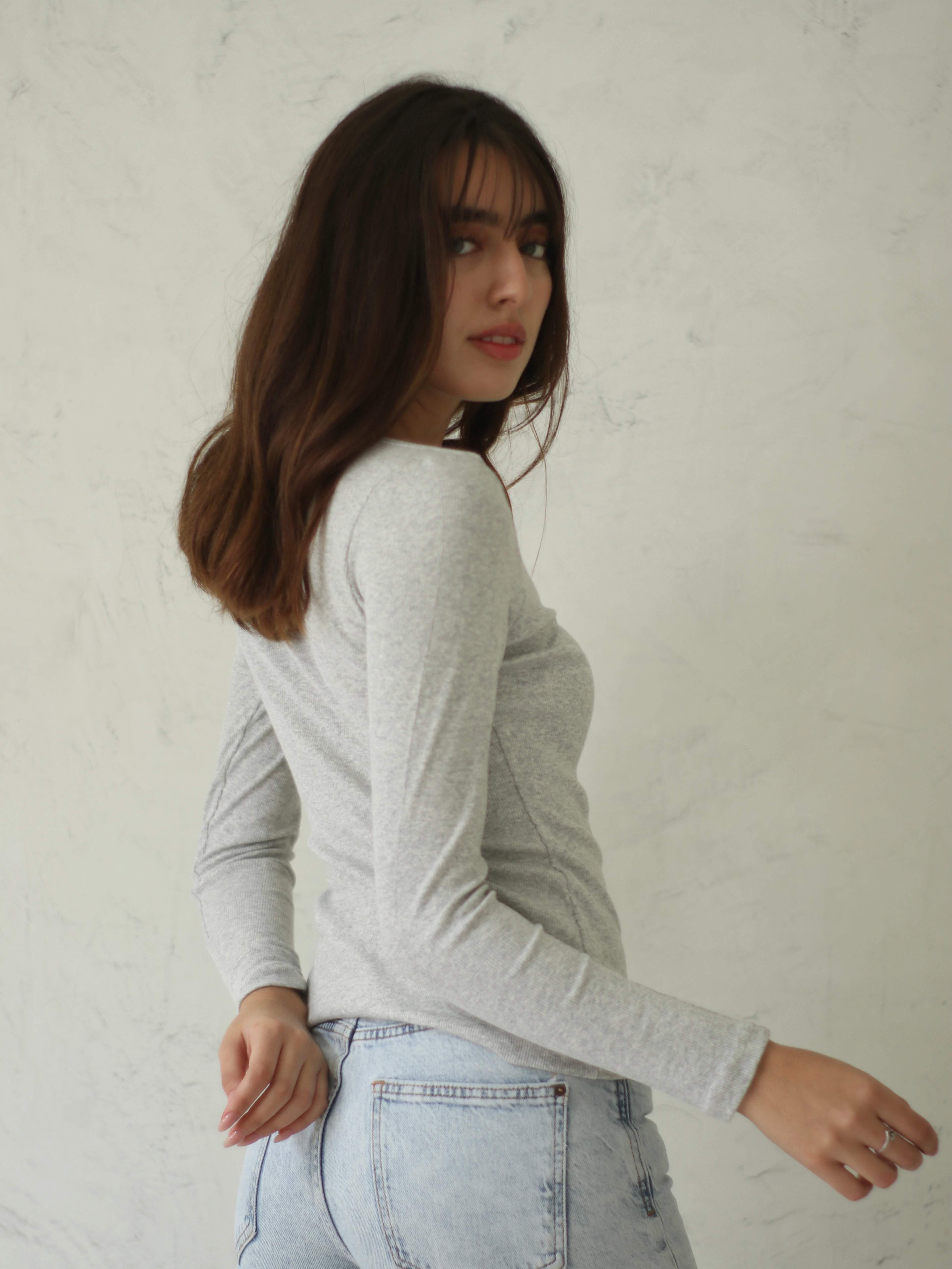 Polo Acanalado - Silver