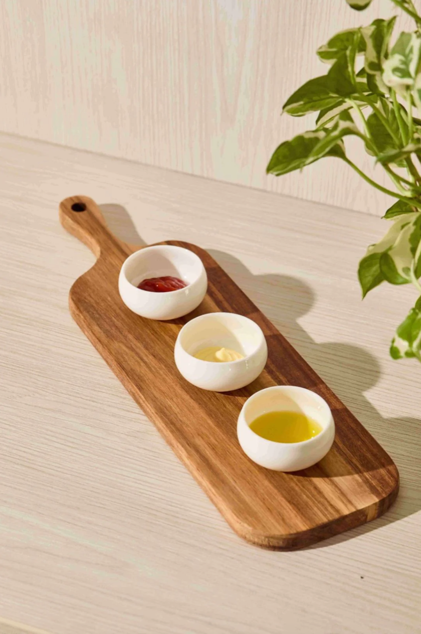 Tabla de Madera para Salsas