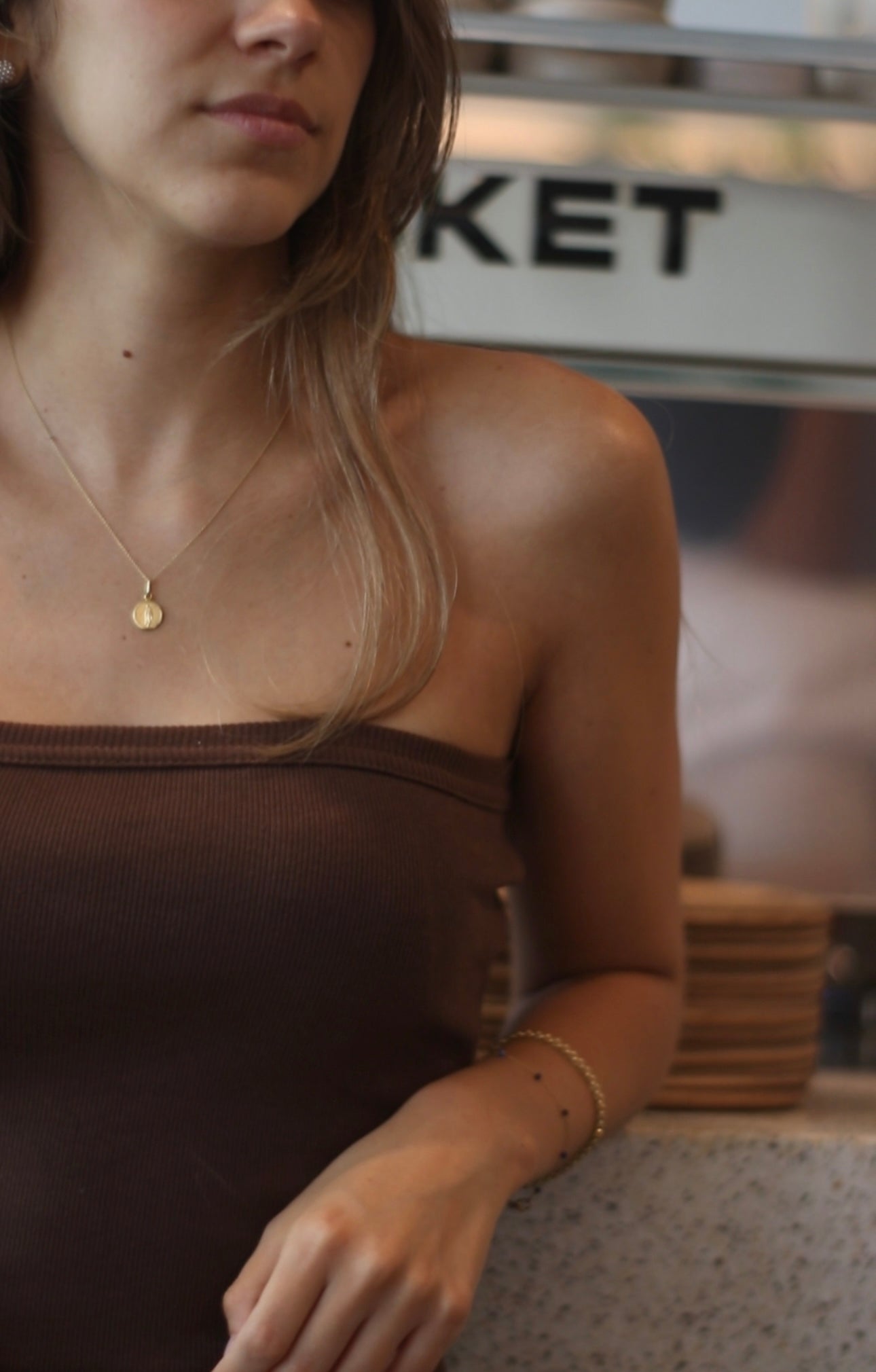 Acanalado Sin Mangas - Chocolate