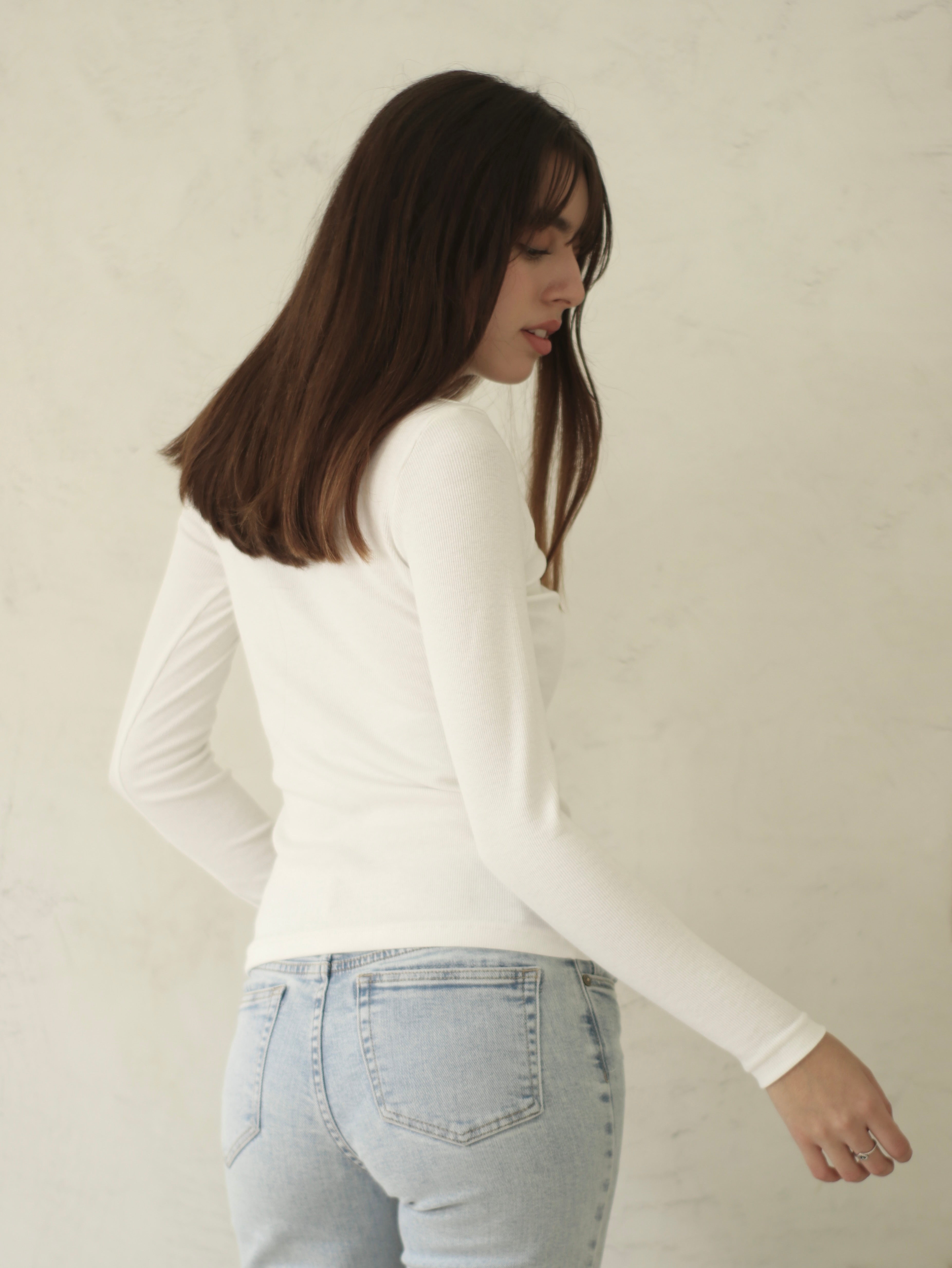 Polo Acanalado - Pearl