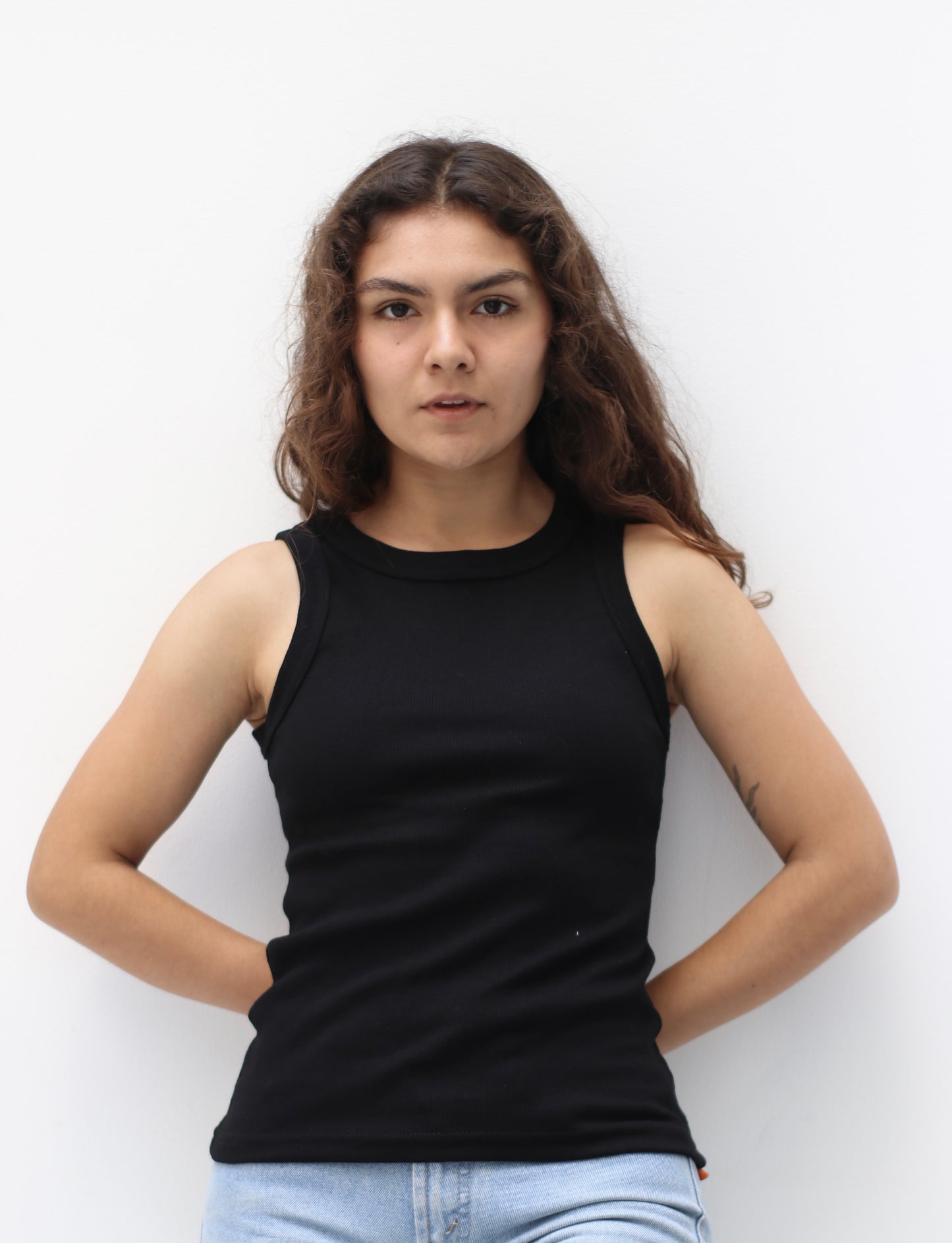 Polo Acanalado Classic - Black