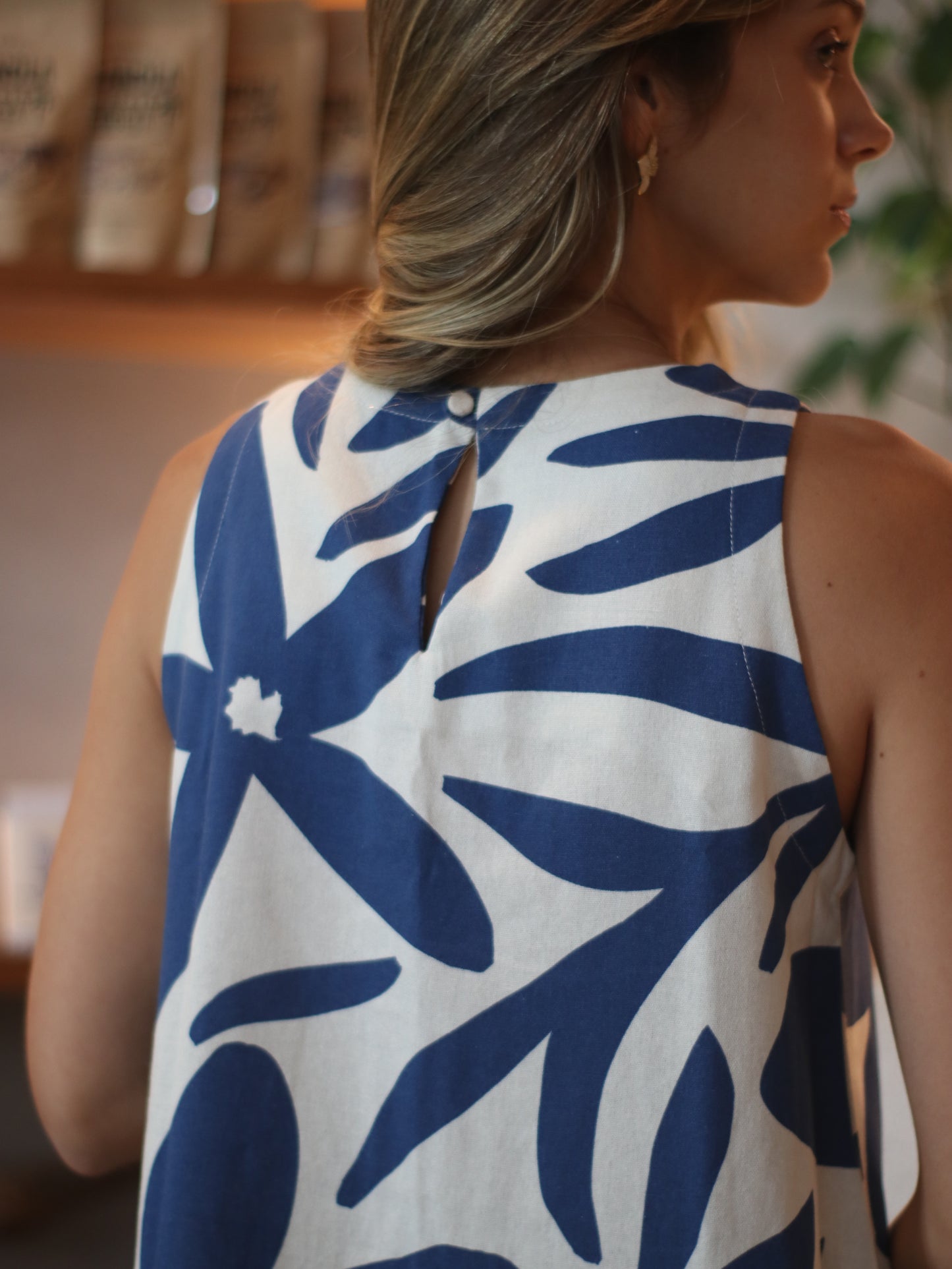 Vestido Lucrecia - Blue Flower