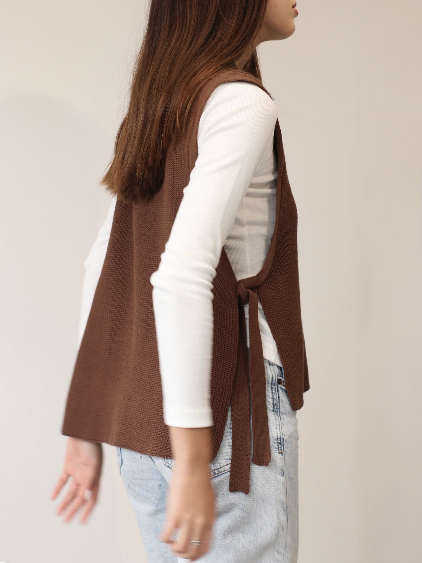 Chaleco Minimal - Chocolate