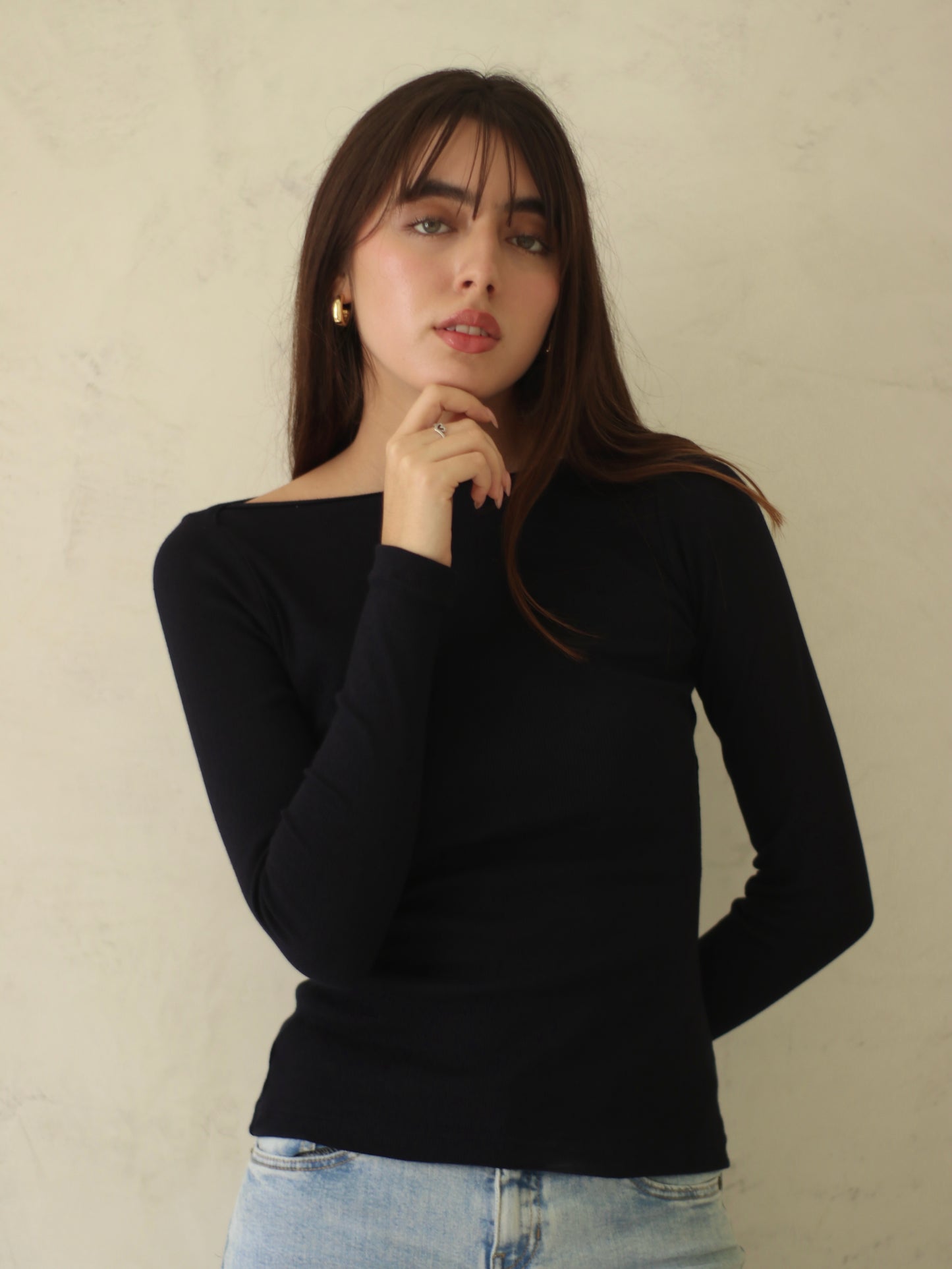Polo Acanalado - Navy Blue