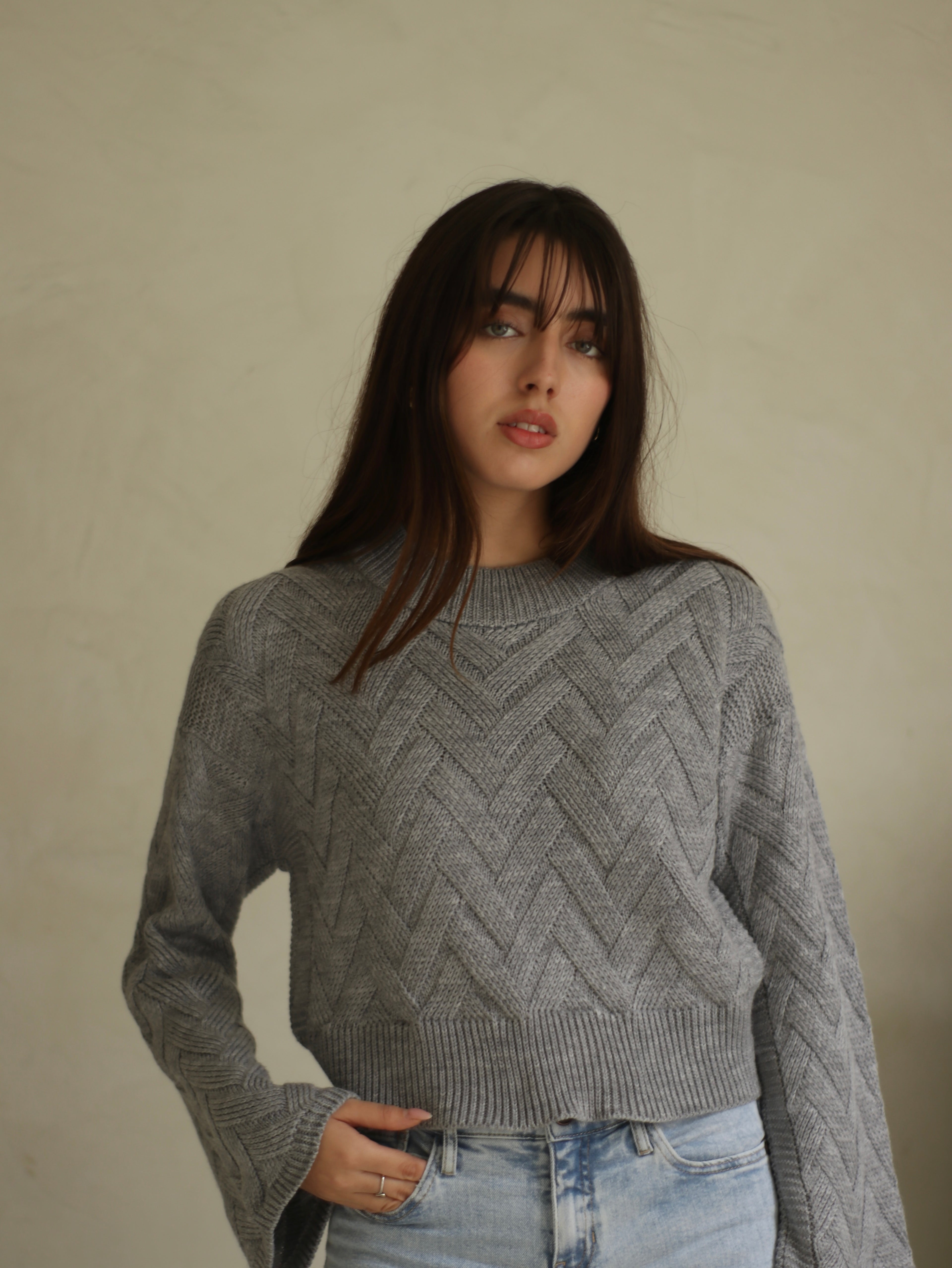 Chompa Acampanada - Silver