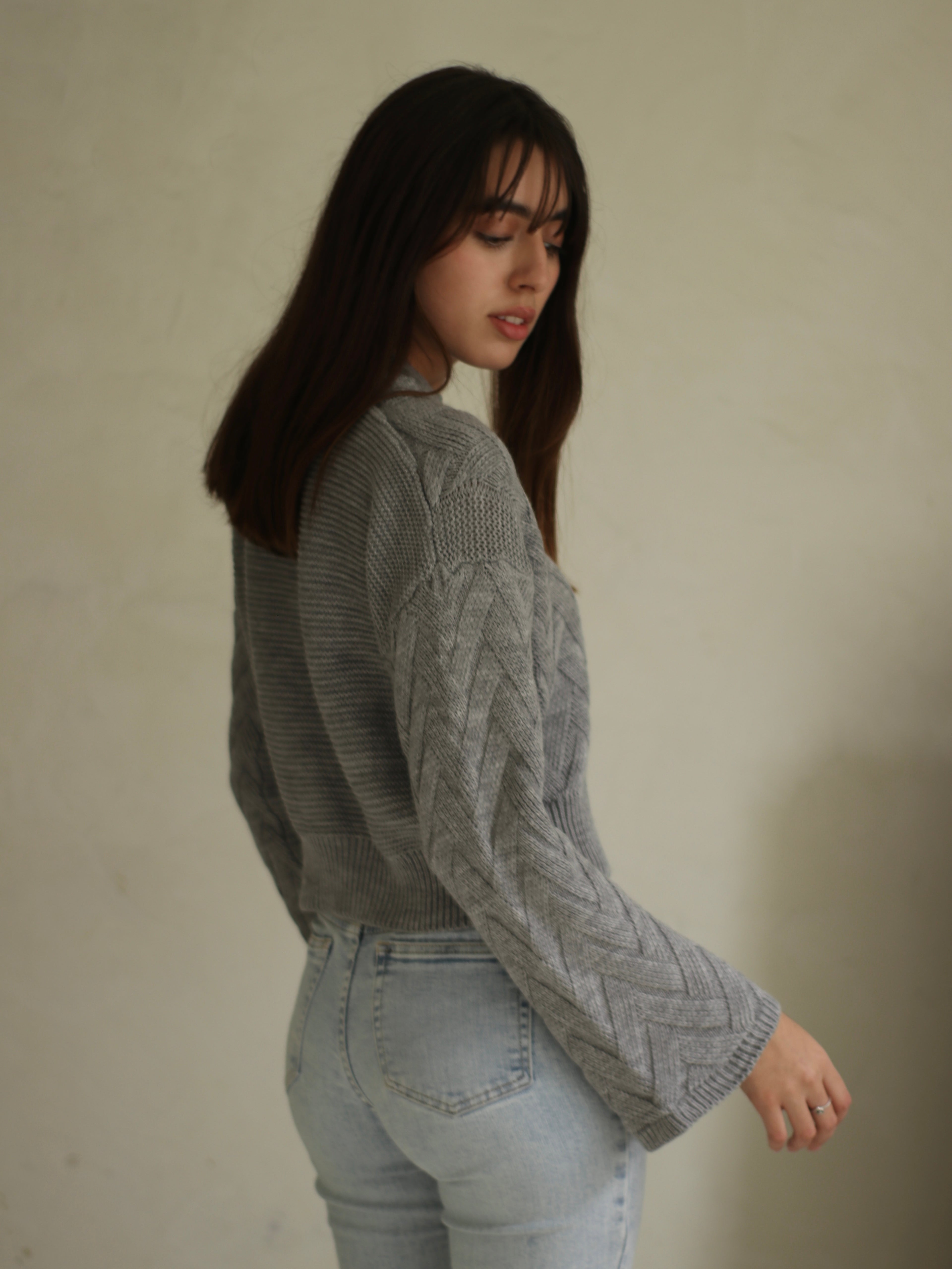 Chompa Acampanada - Silver