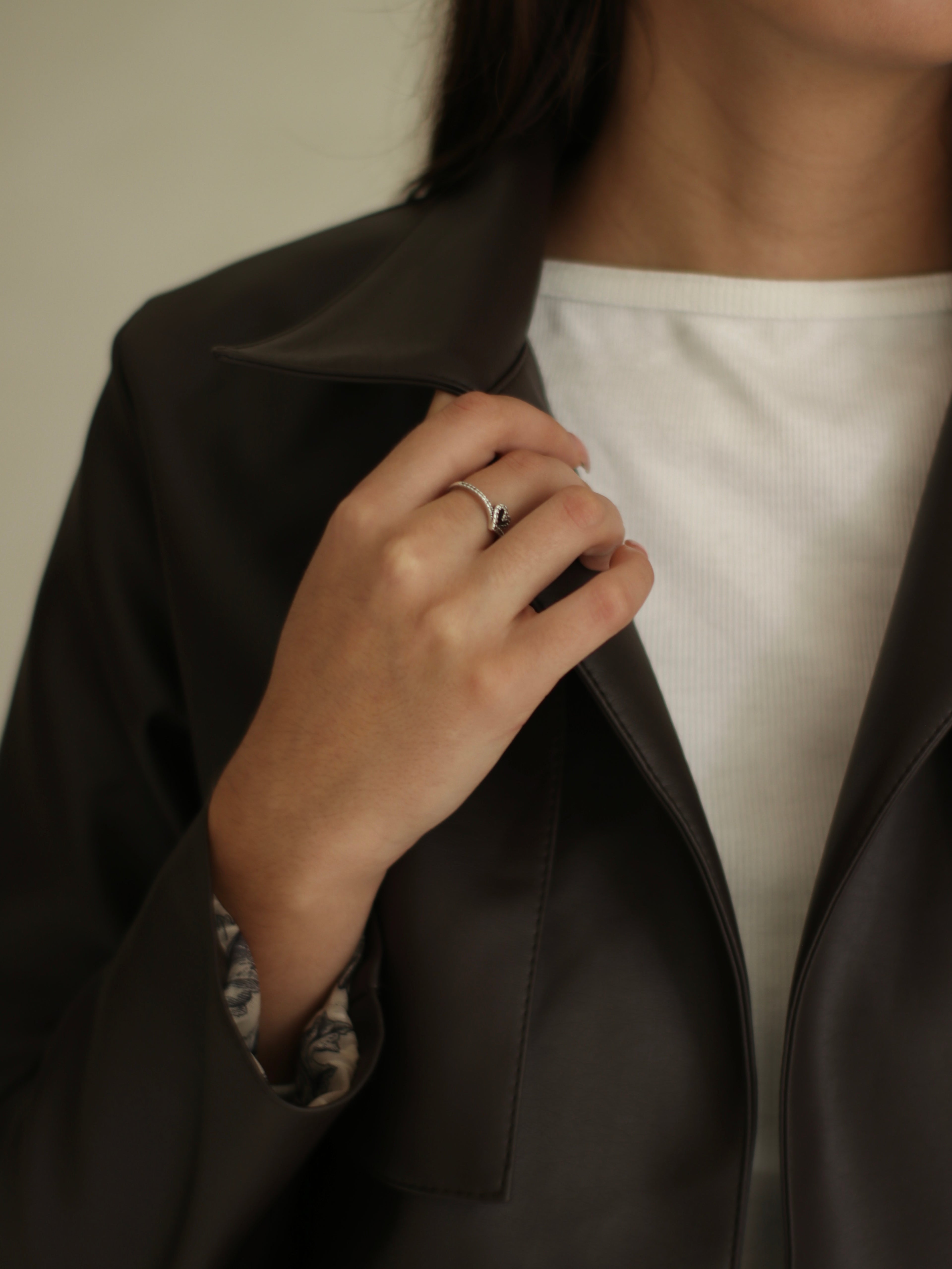 Jacket Leather - Hickory Brown