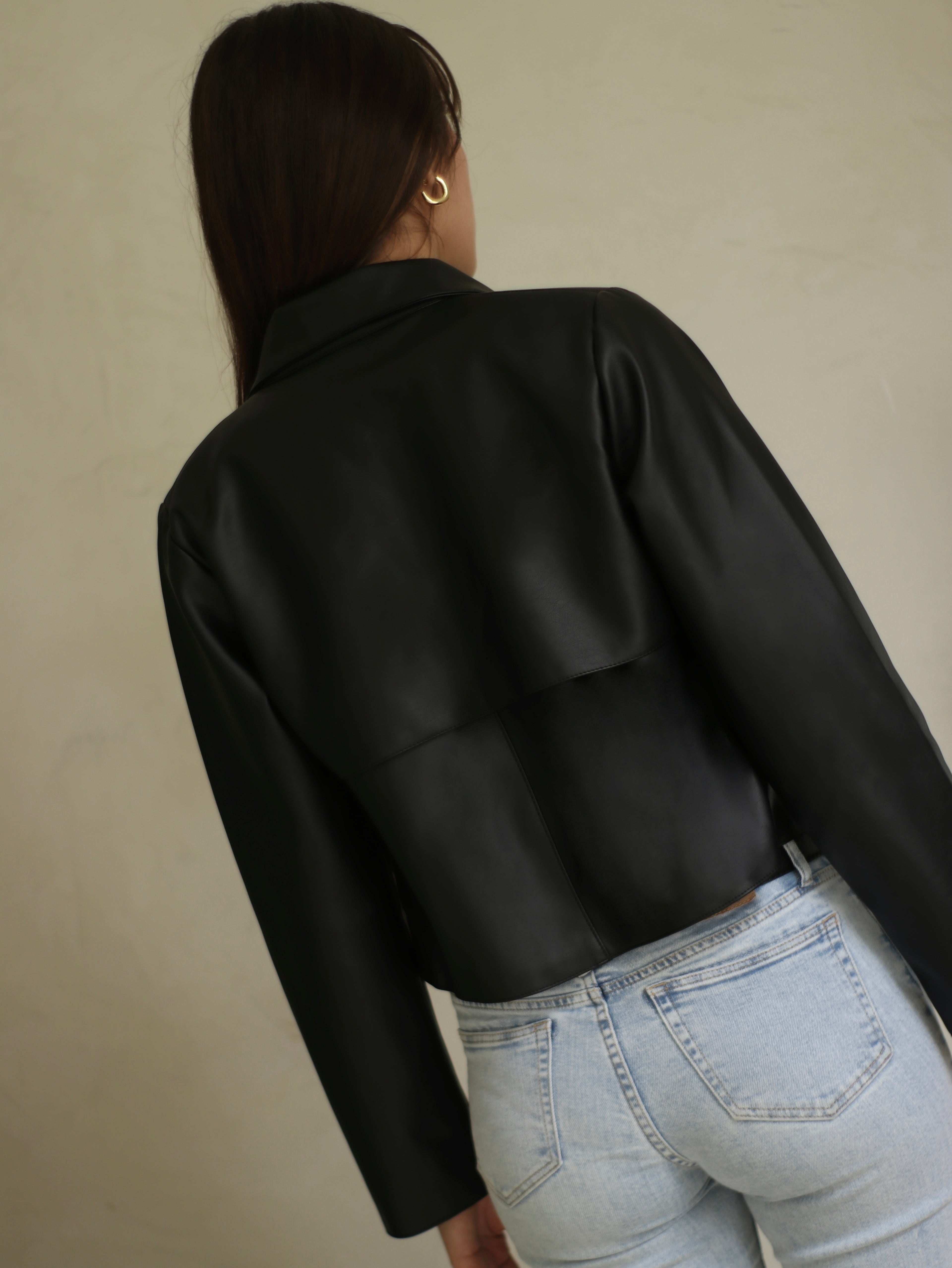 Jacket Leather - Black