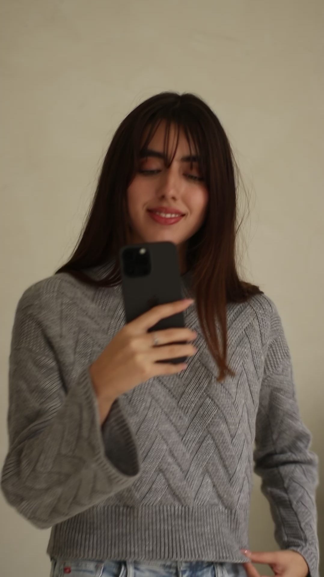 Chompa Acampanada - Silver