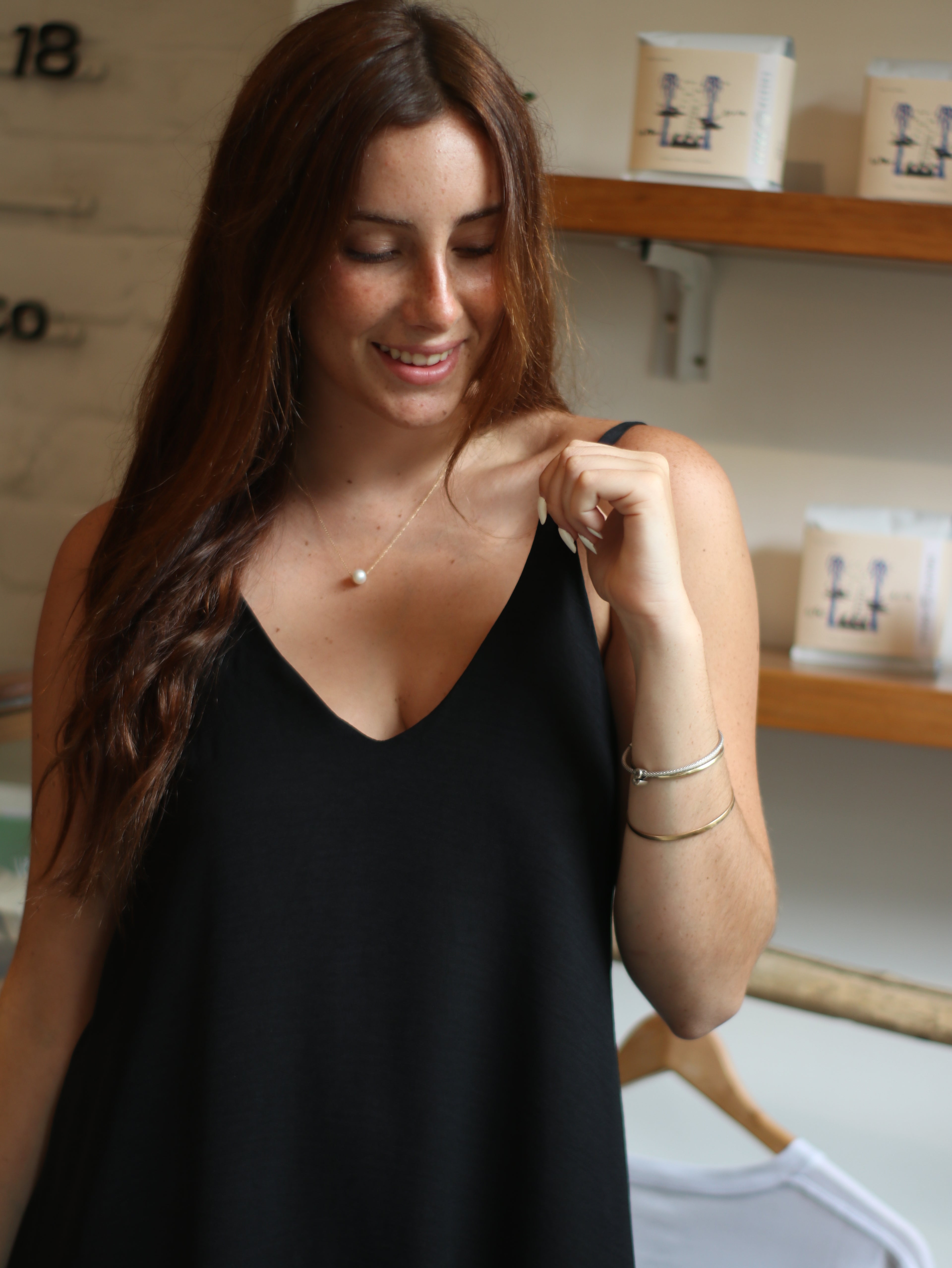 Vestido Sunset Largo Negro