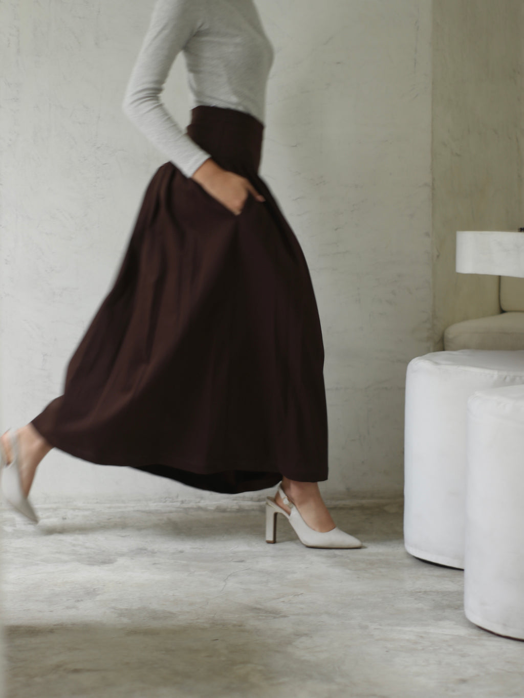 Falda Olivia - Chocolate