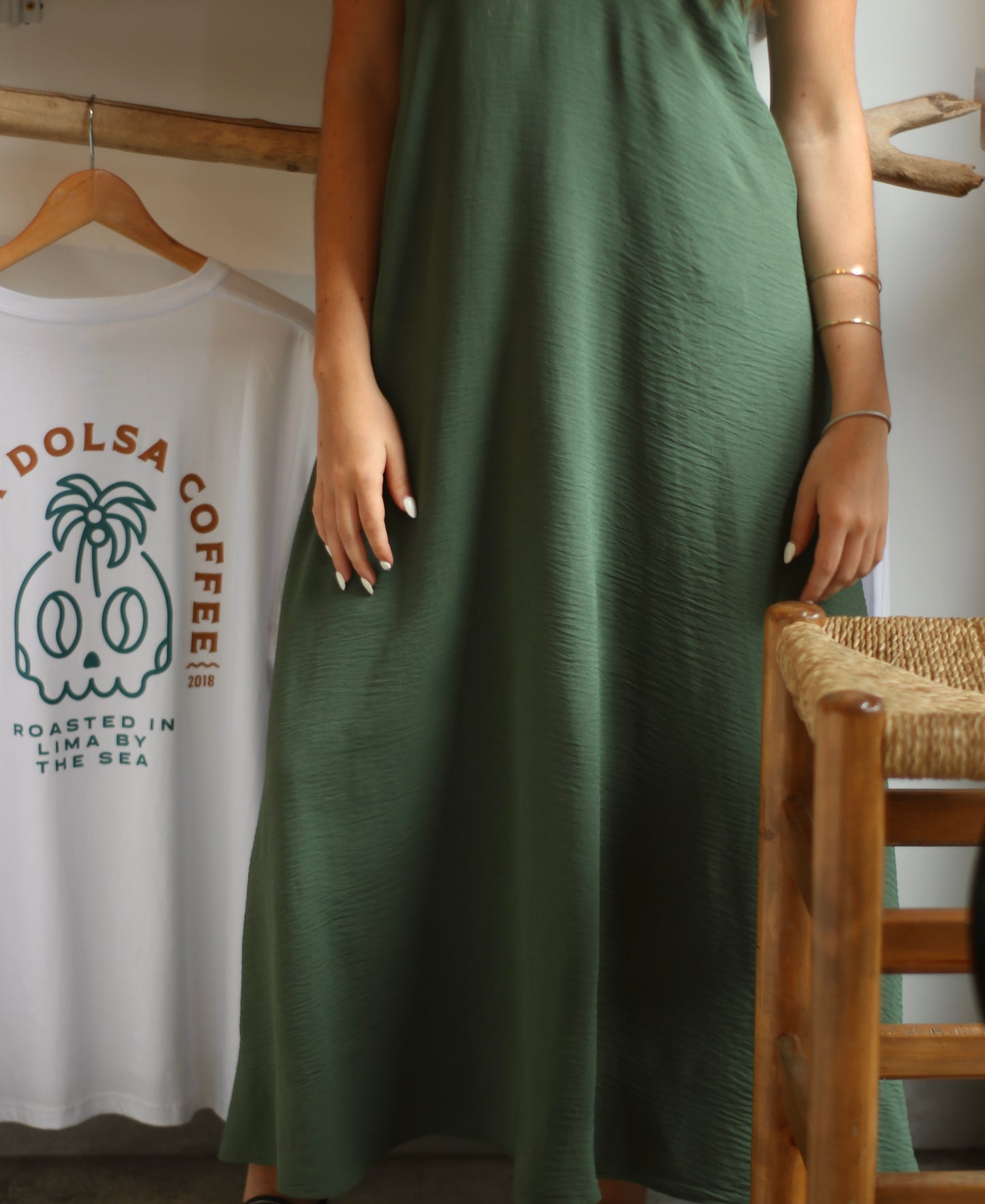 Vestido Sunset - Olive Green