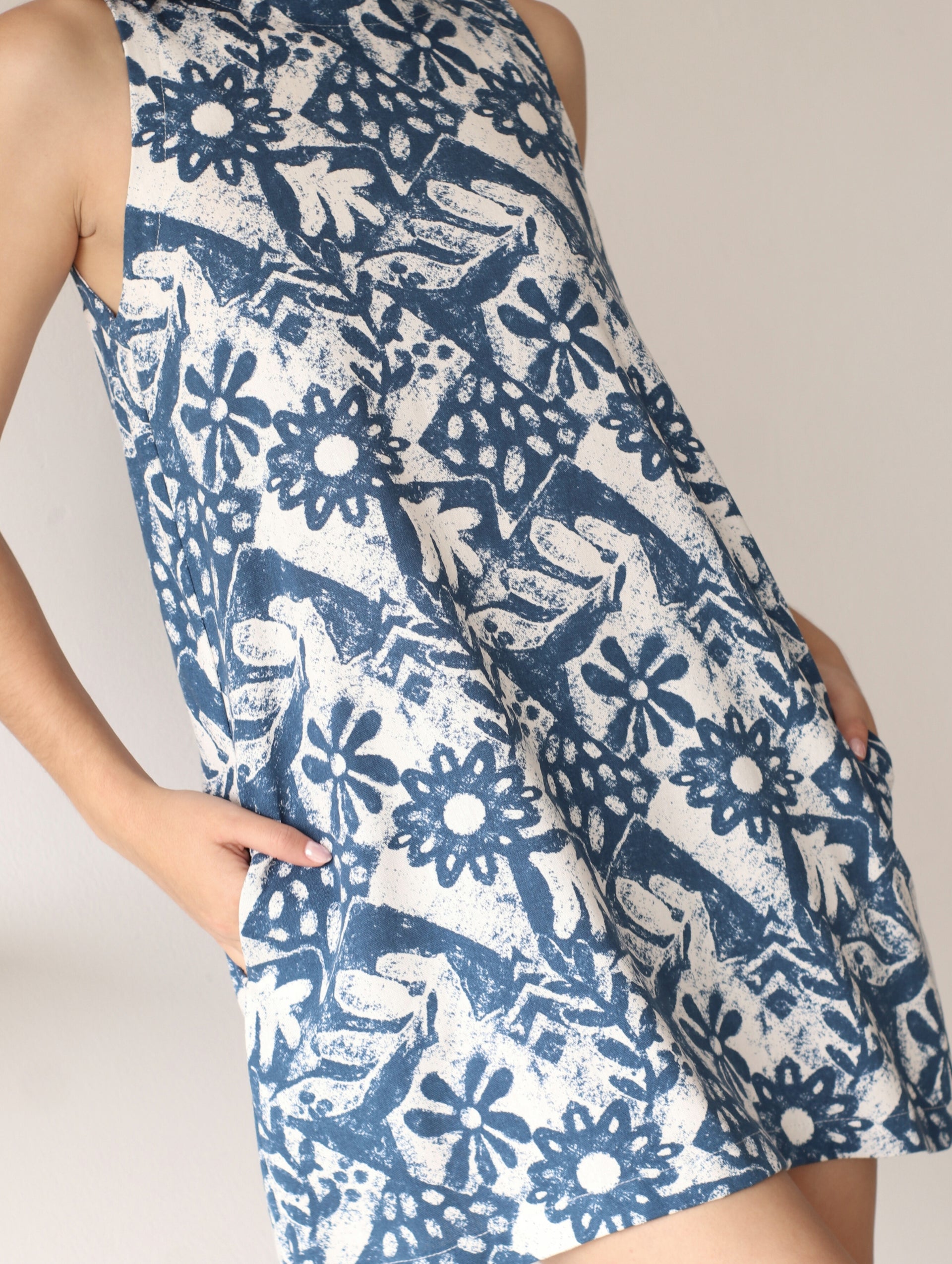 Vestido Lucrecia - Blue Summer