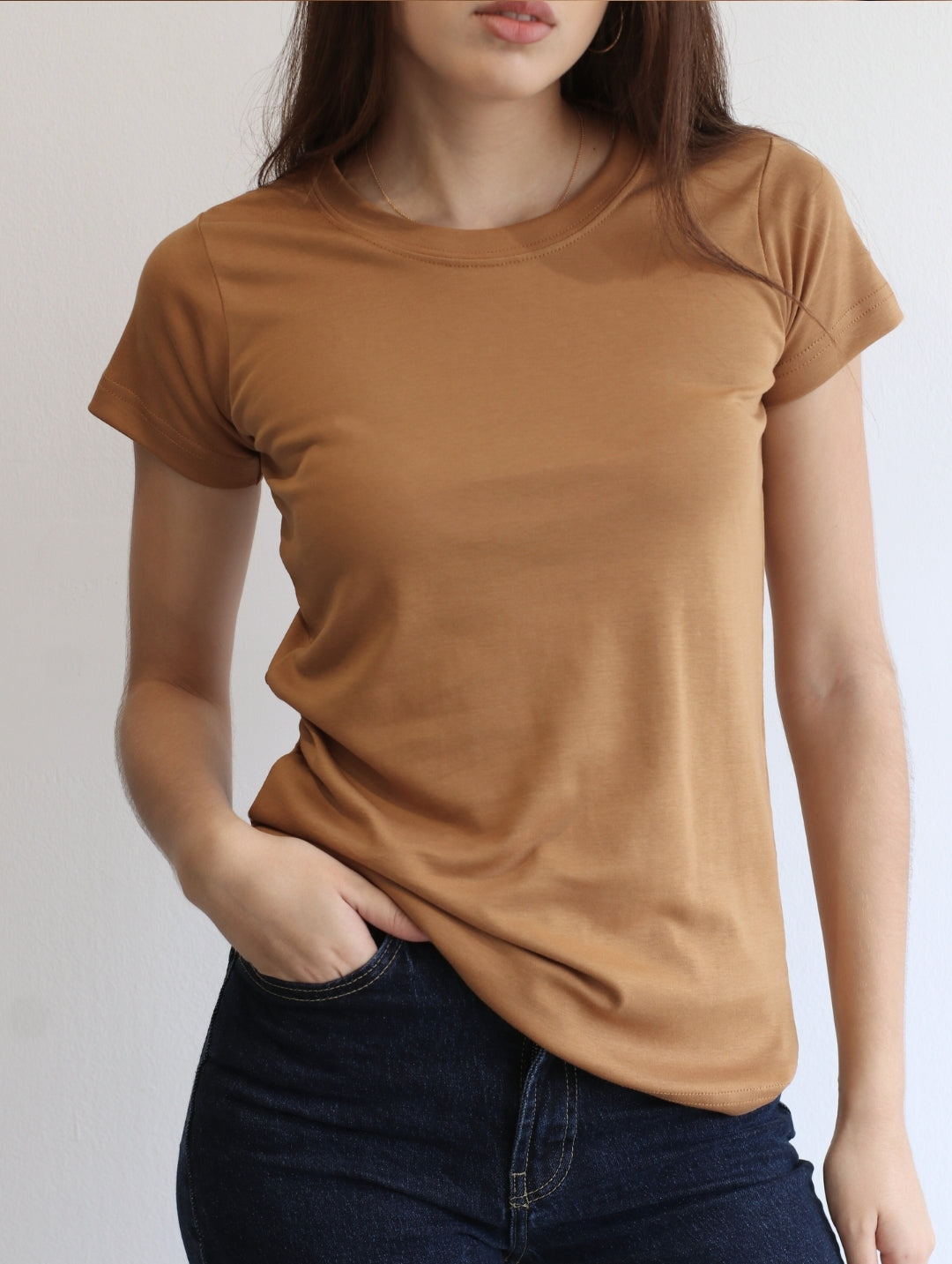 Camiseta Pima Camel