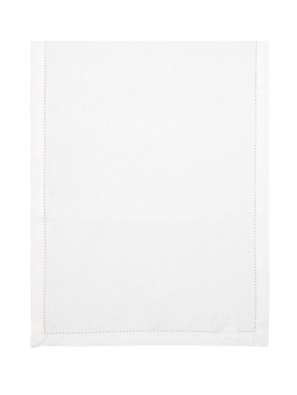 Camino de Mesa Minimal Blanco 100% Algodón