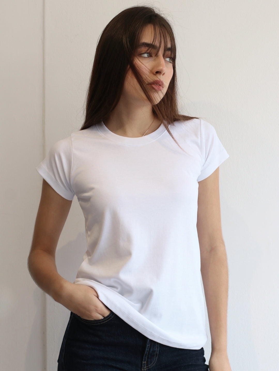 Camiseta Pima Blanca