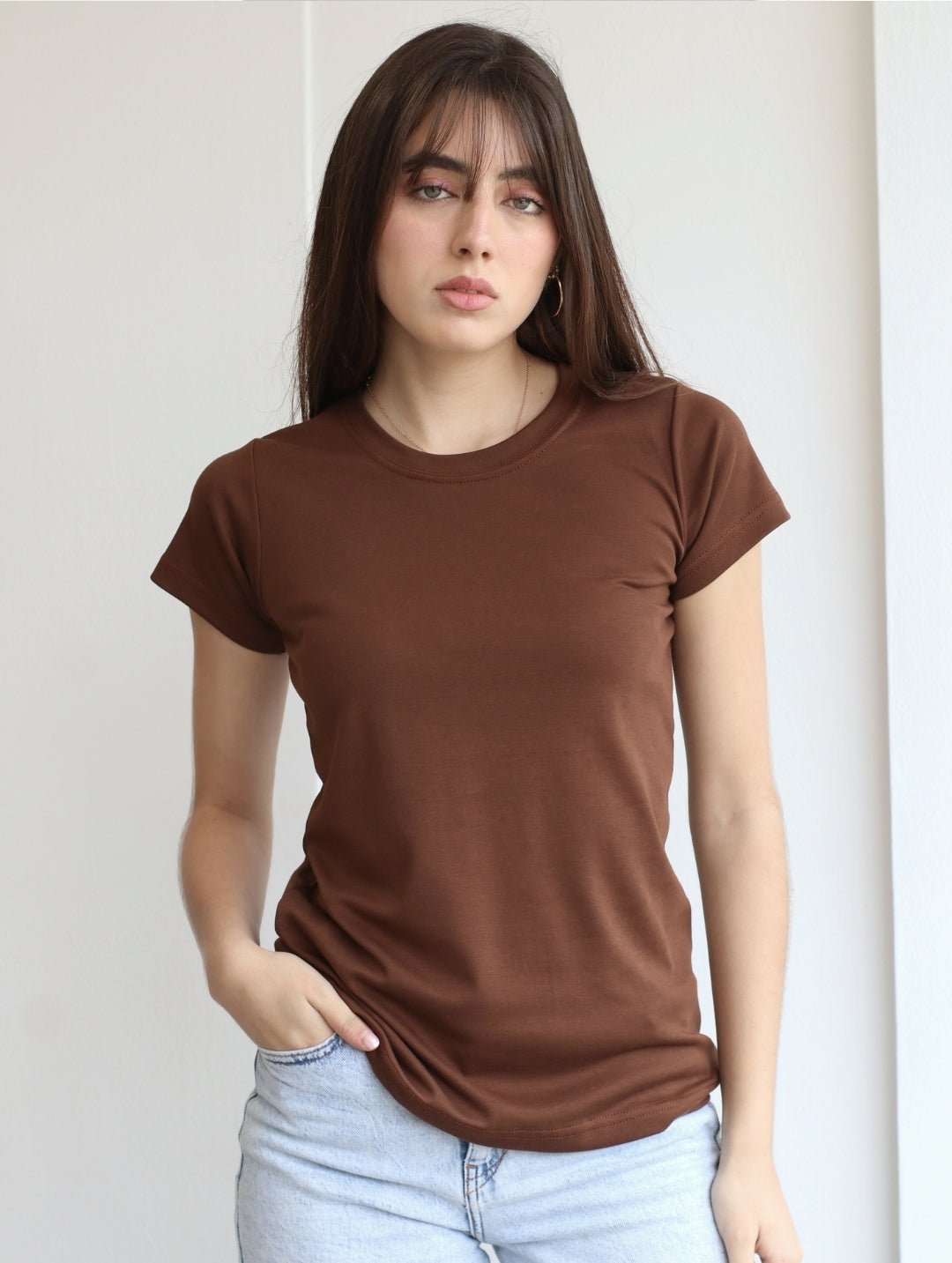 Camiseta Pima Chocolate