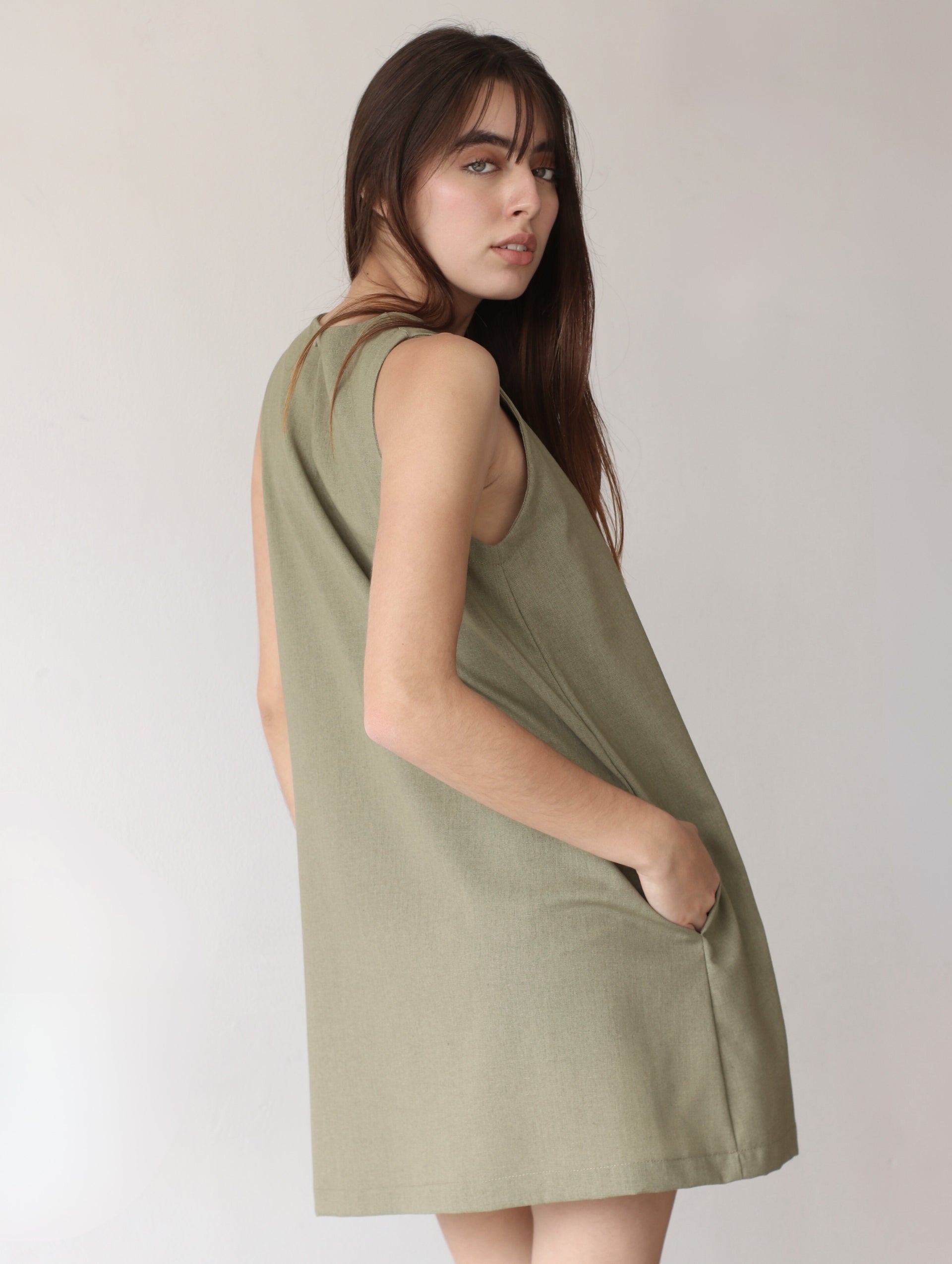 Vestido Lucrecia - Green Pistachio