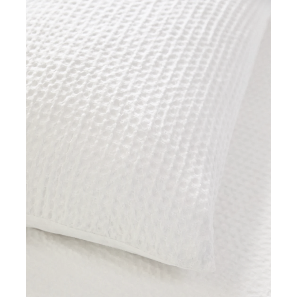 DUVET COVER WAFFLE - WHITE