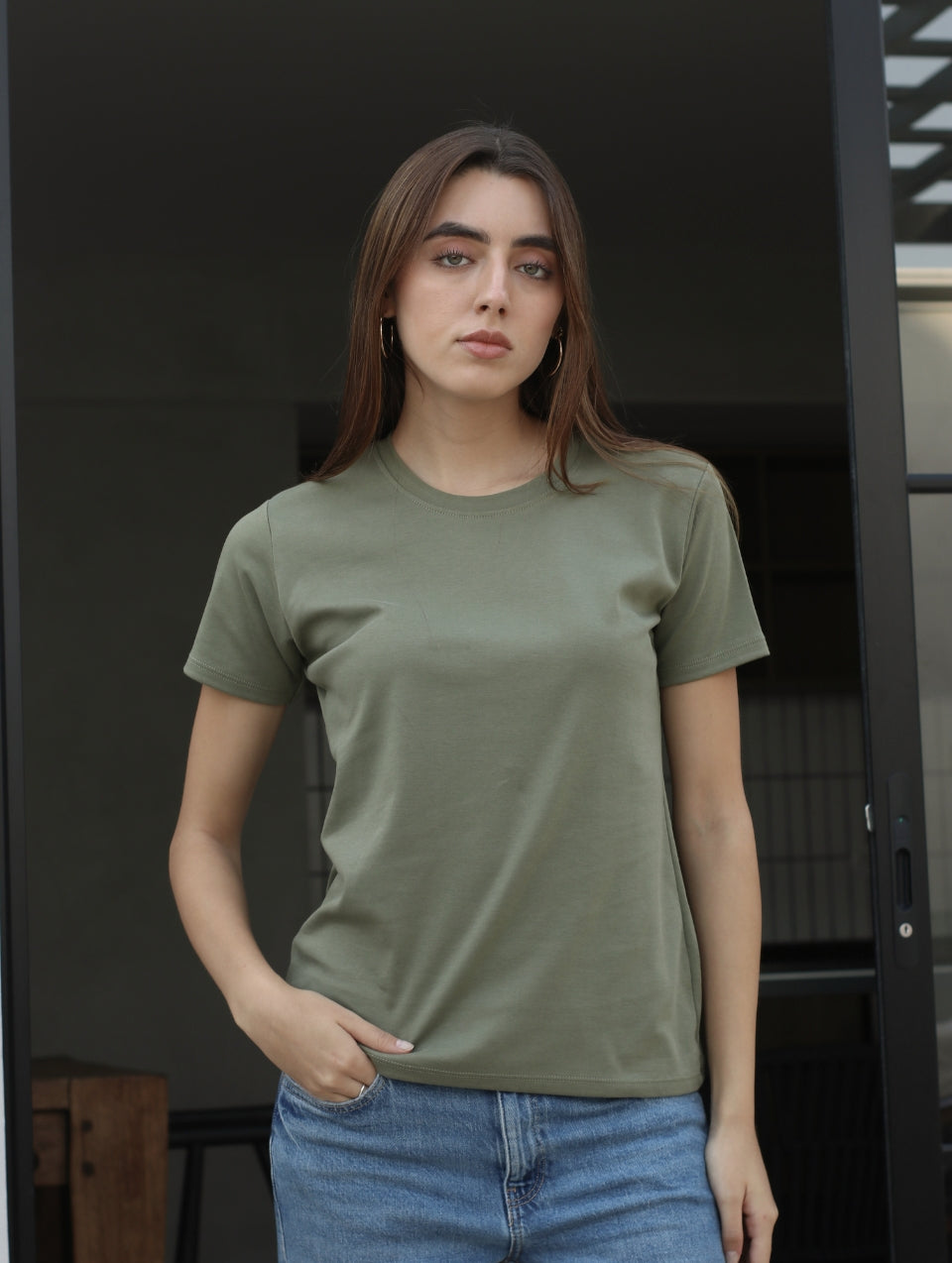 Camiseta Pima Verde Pistacho