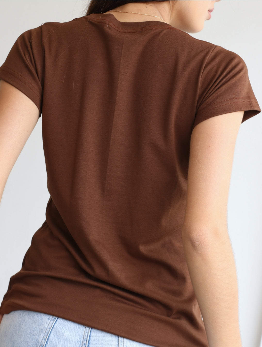 Camiseta Pima Chocolate