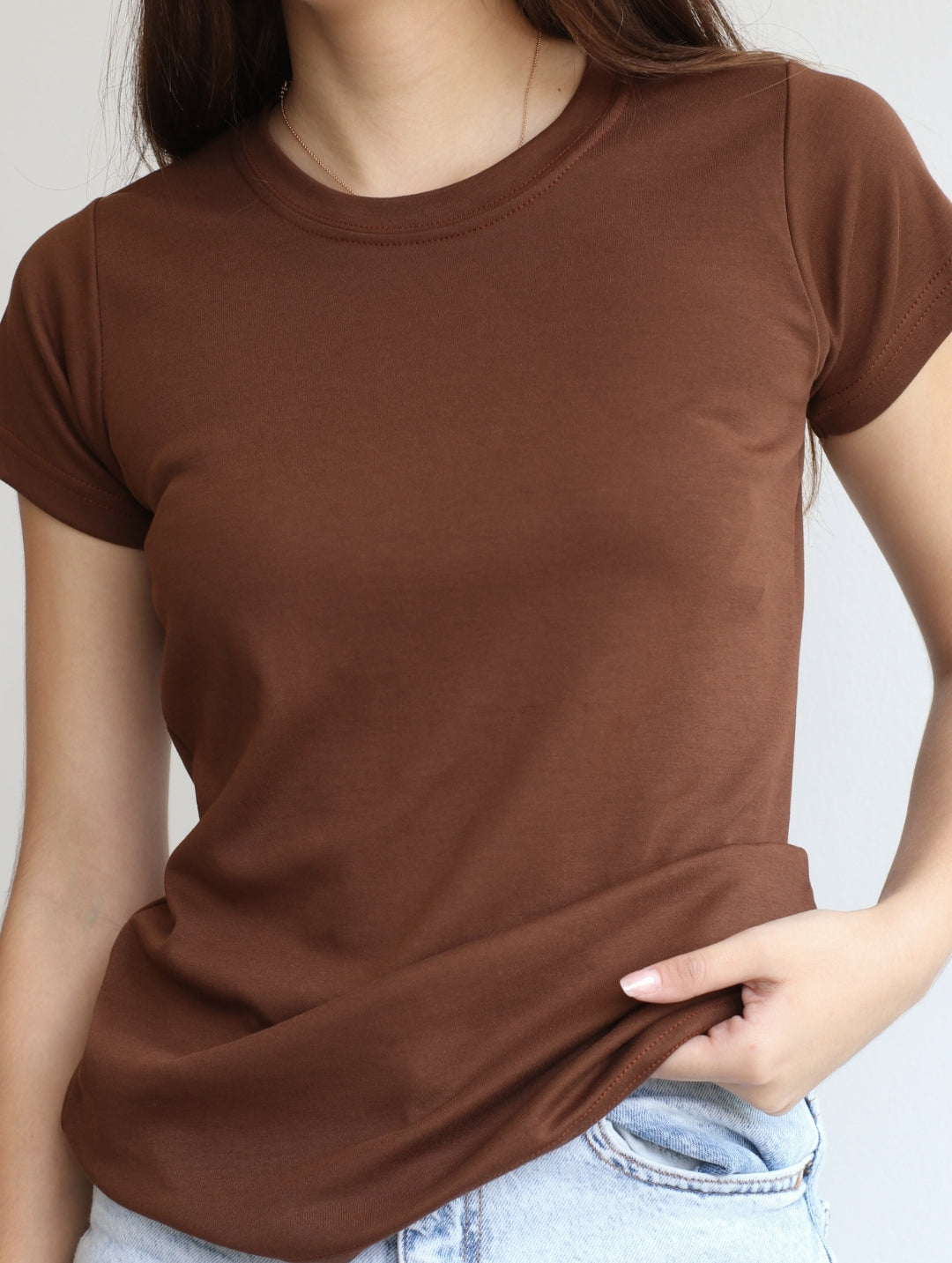 Camiseta Pima Chocolate