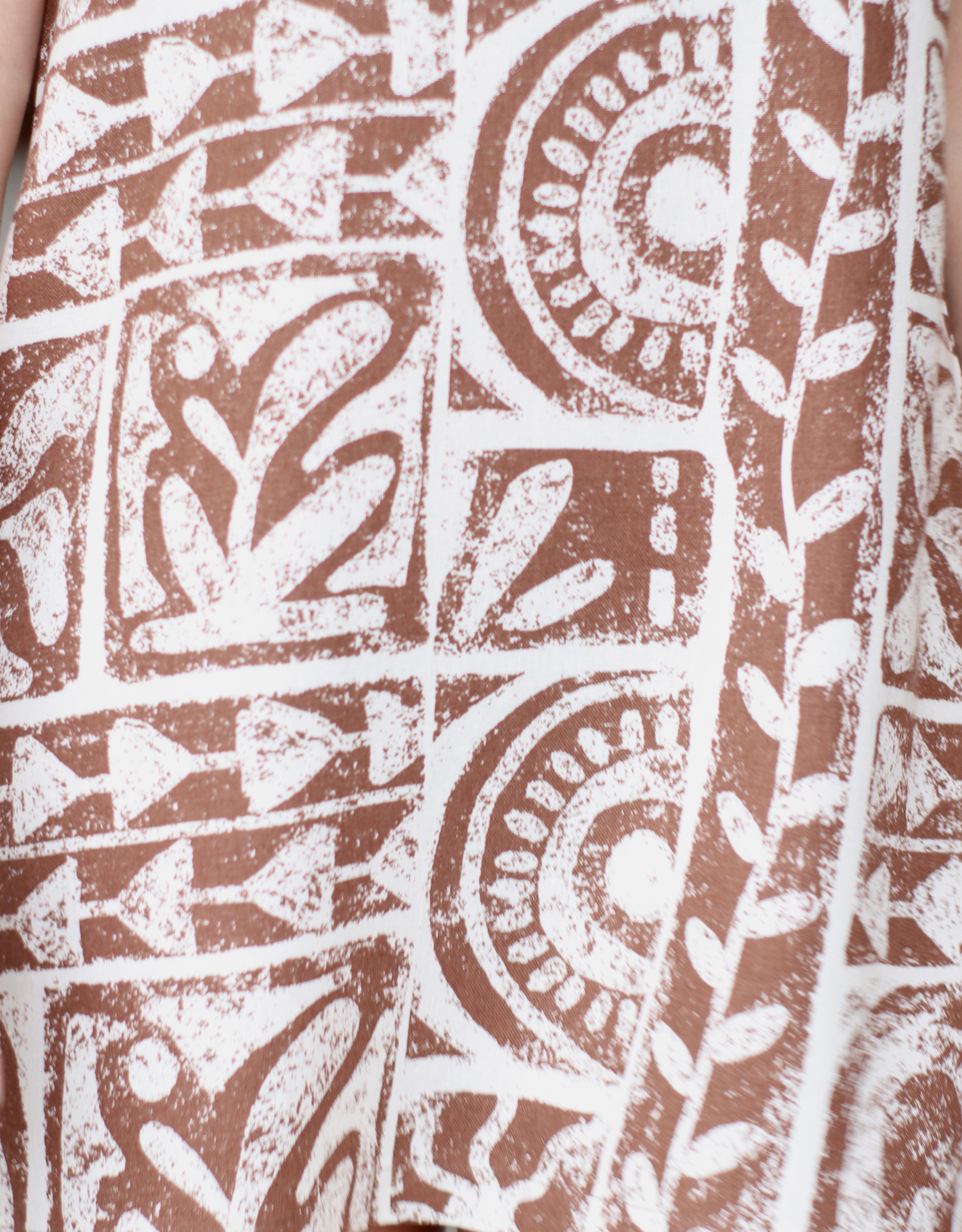 Vestido Lucrecia - Brown Square