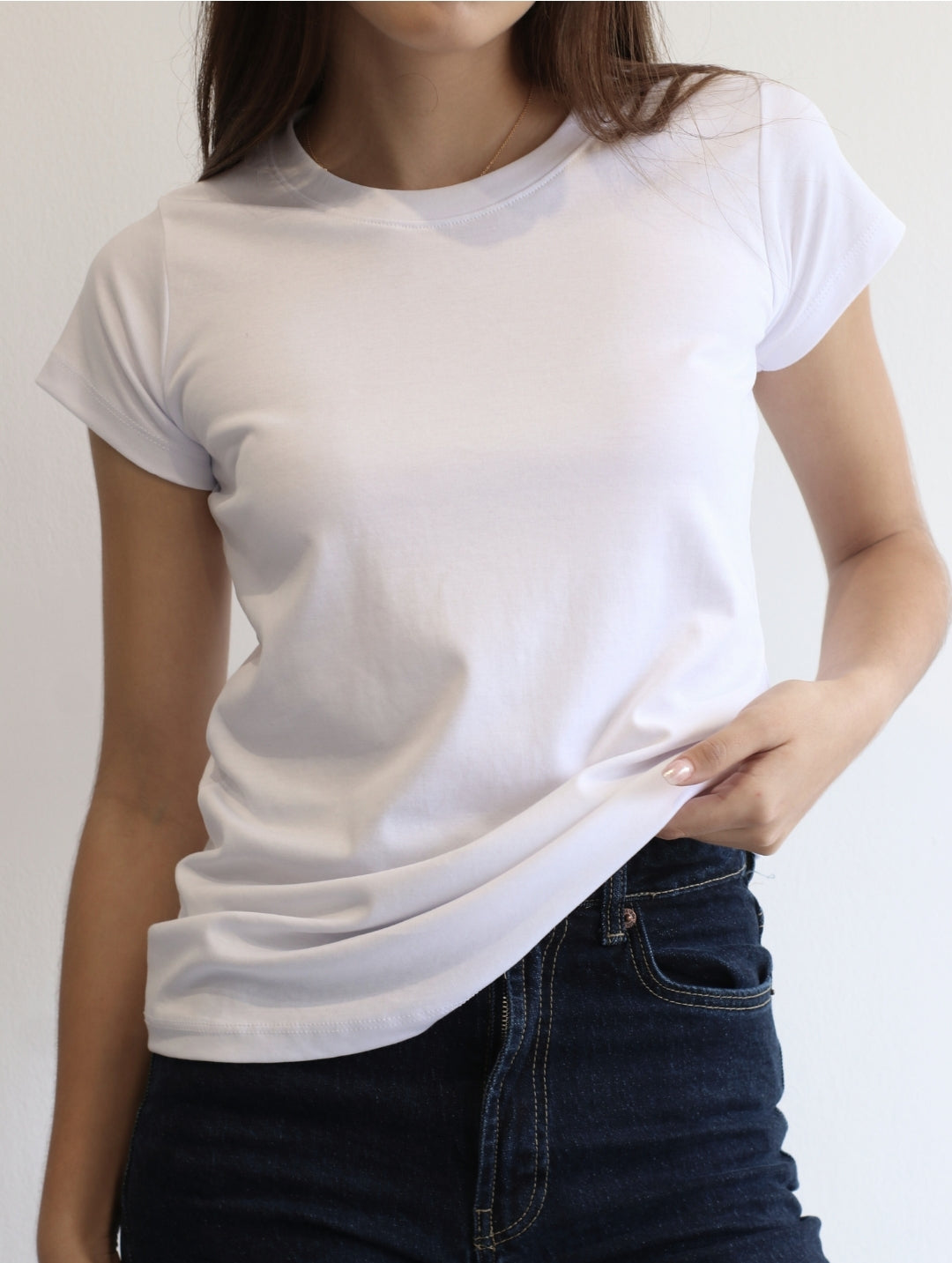 Camiseta Pima Blanca