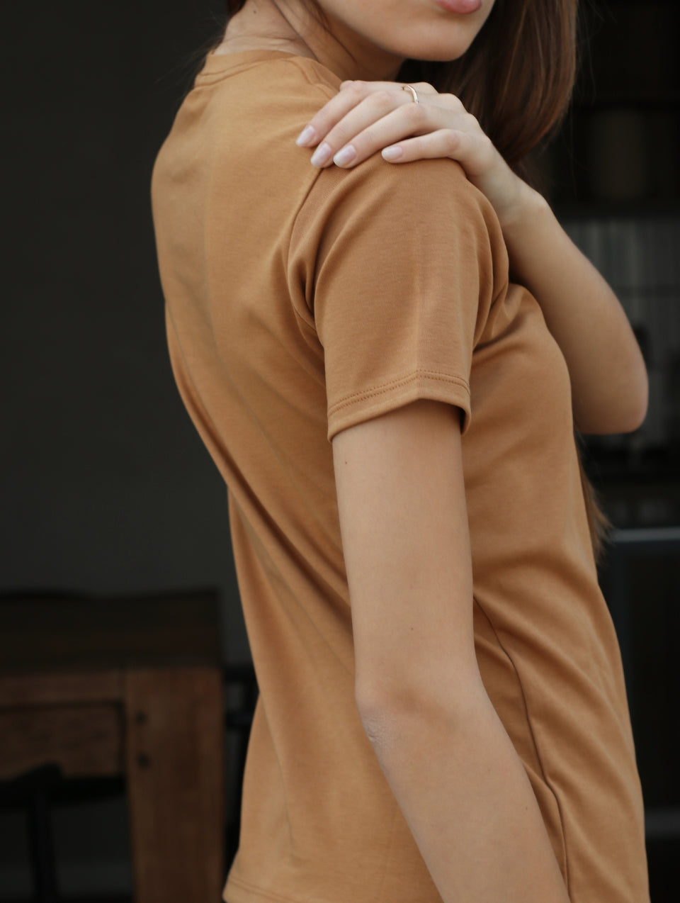 Camiseta Pima Camel
