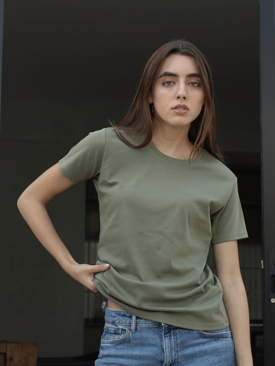 Camiseta Pima Verde Pistacho