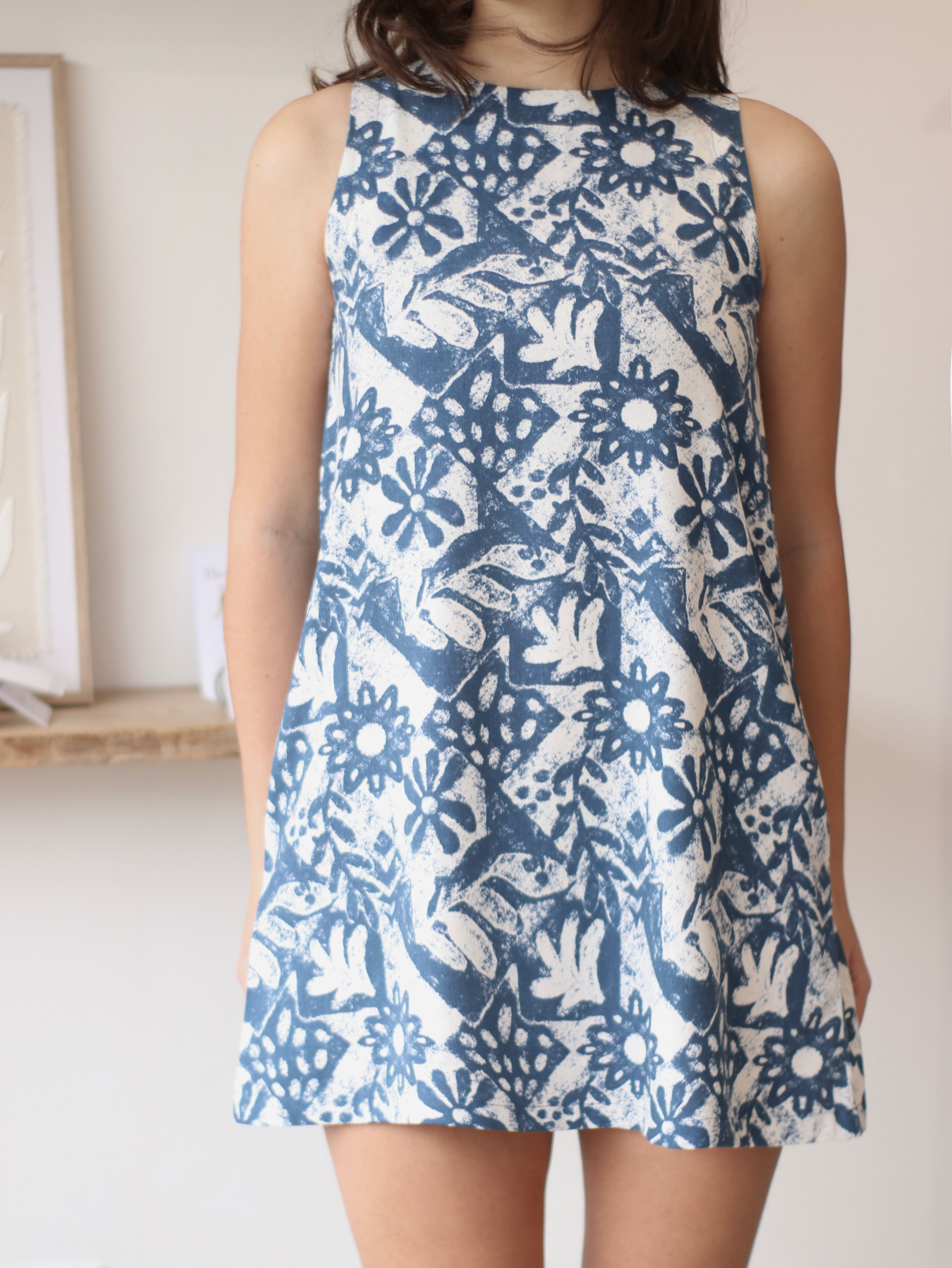 Vestido Lucrecia - Blue Summer