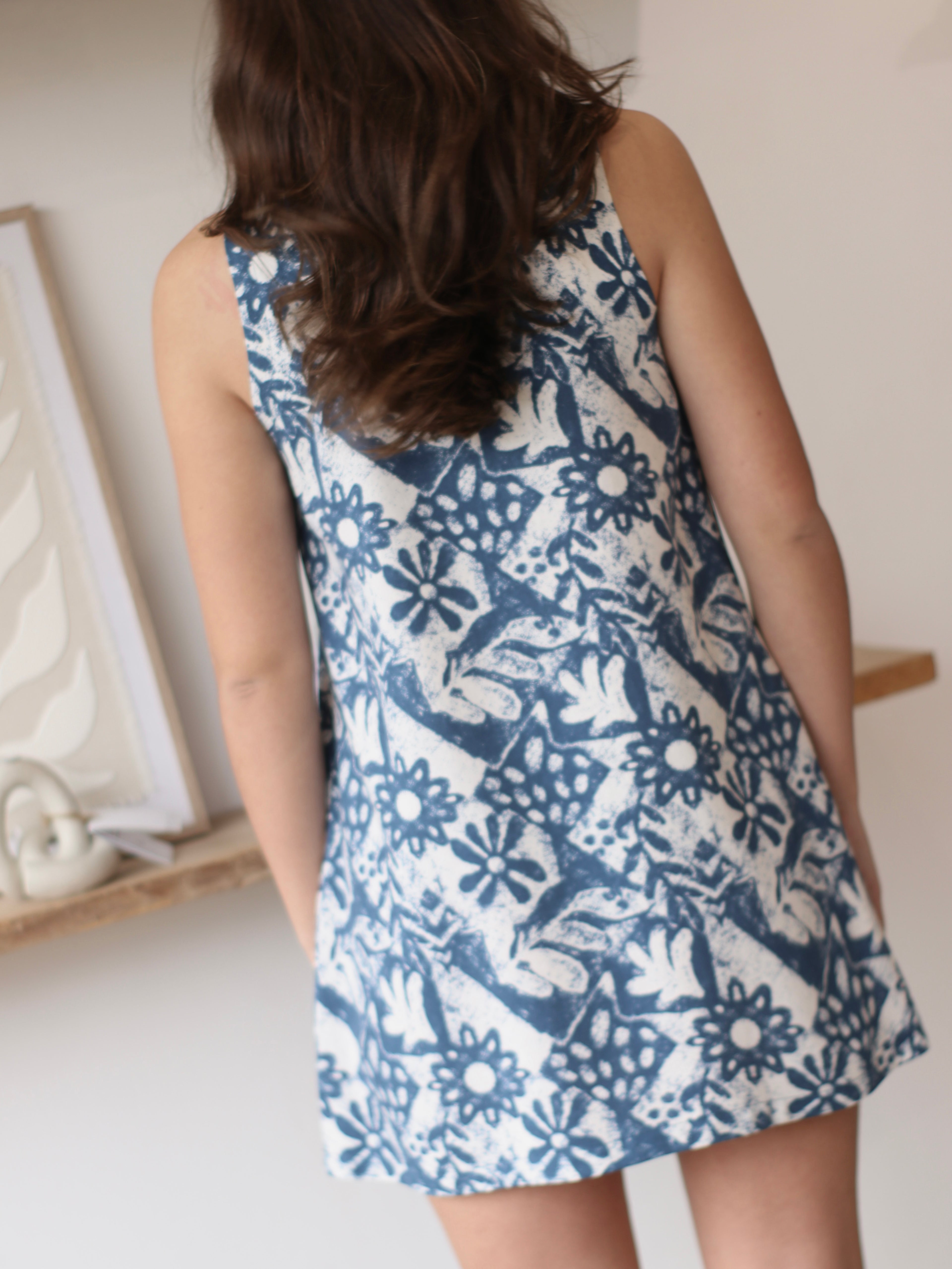 Vestido Lucrecia - Blue Summer