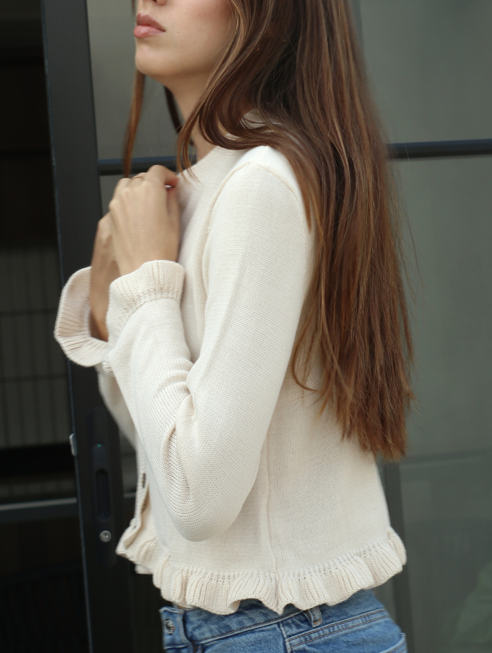Cardigan Tejido Essential - Beige