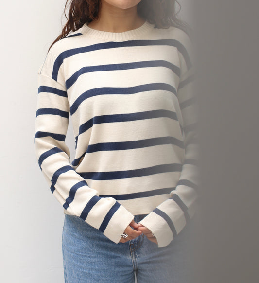 Chompa Natural - Maritime Blue