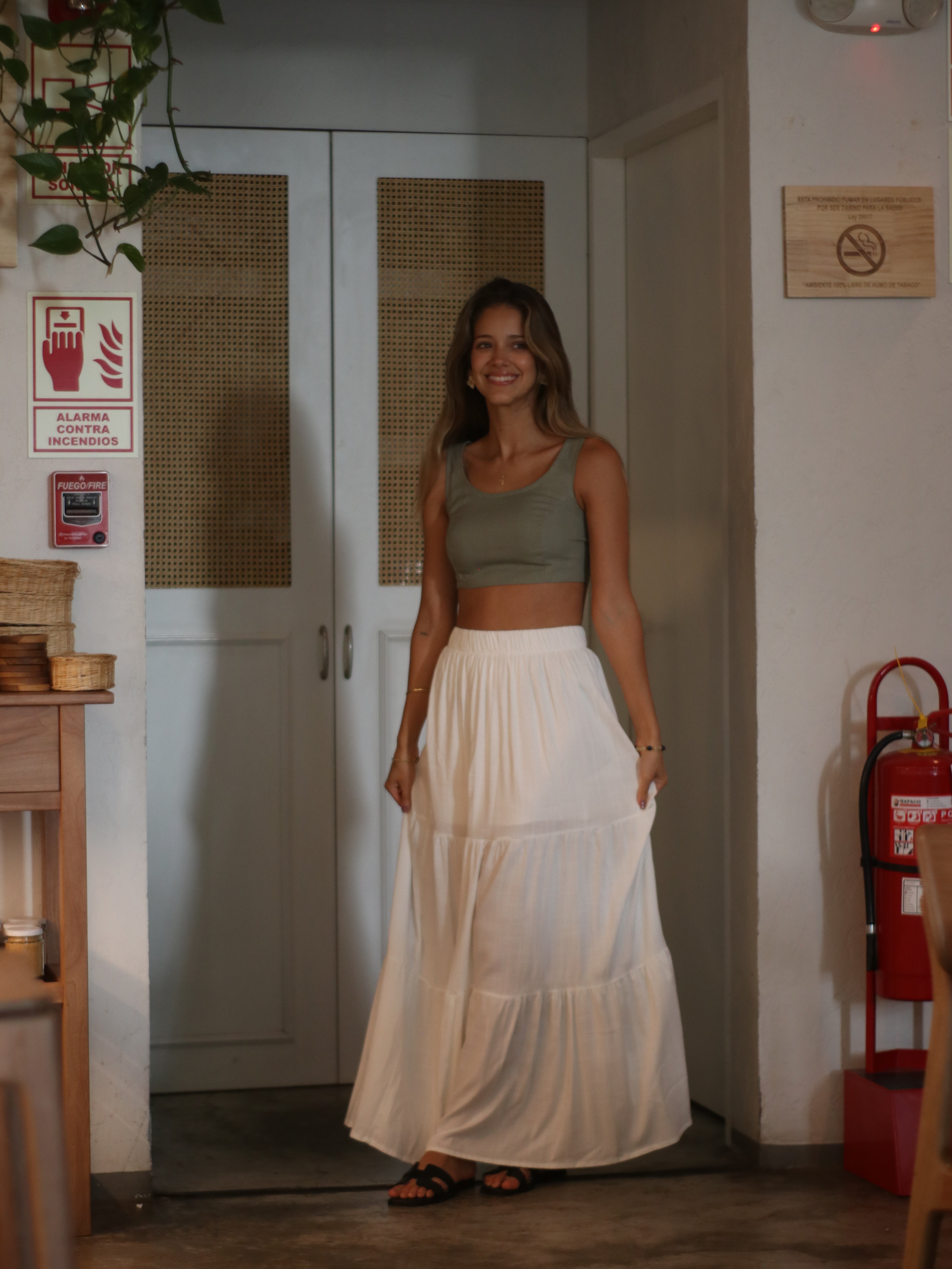 Falda Olivia - Pearl