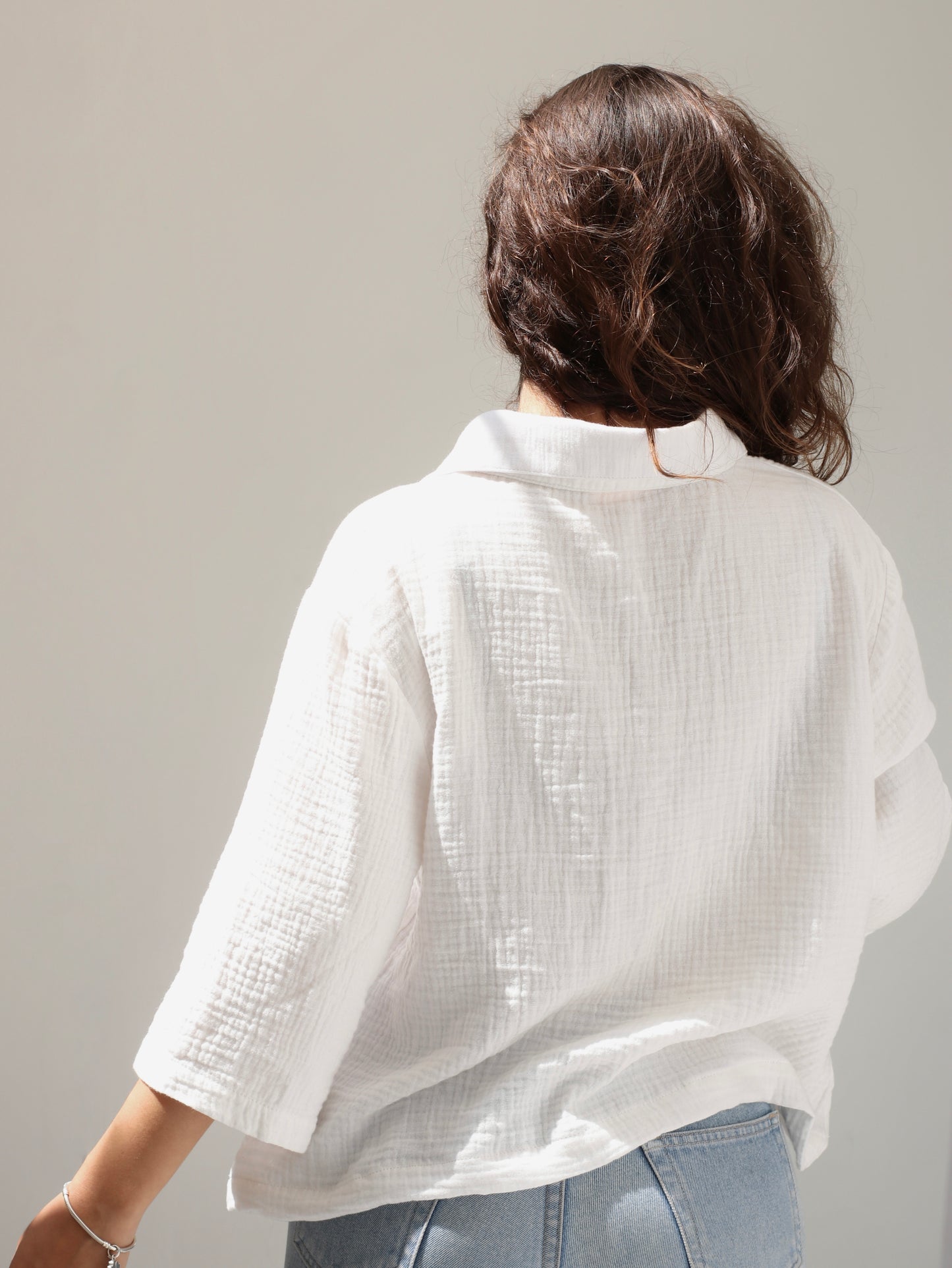 Blusa Alana - Pearl